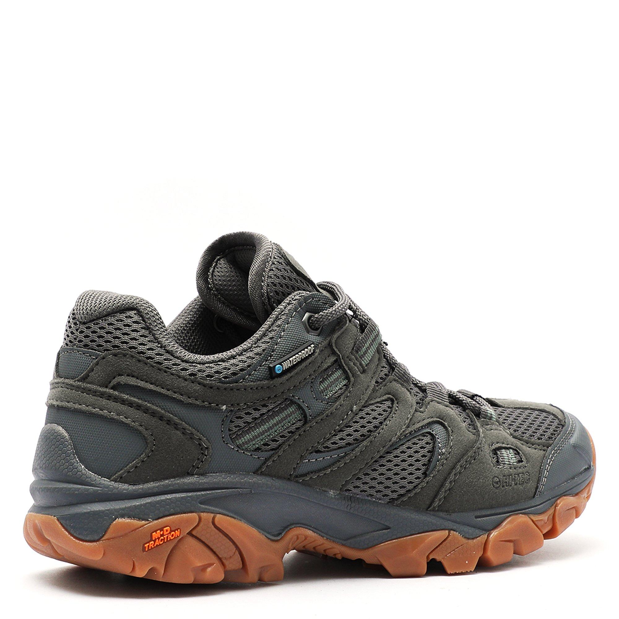 Steel/GrnMil/Gm - Hi Tec - Ravus Low Waterproof Hiking Shoes - 6