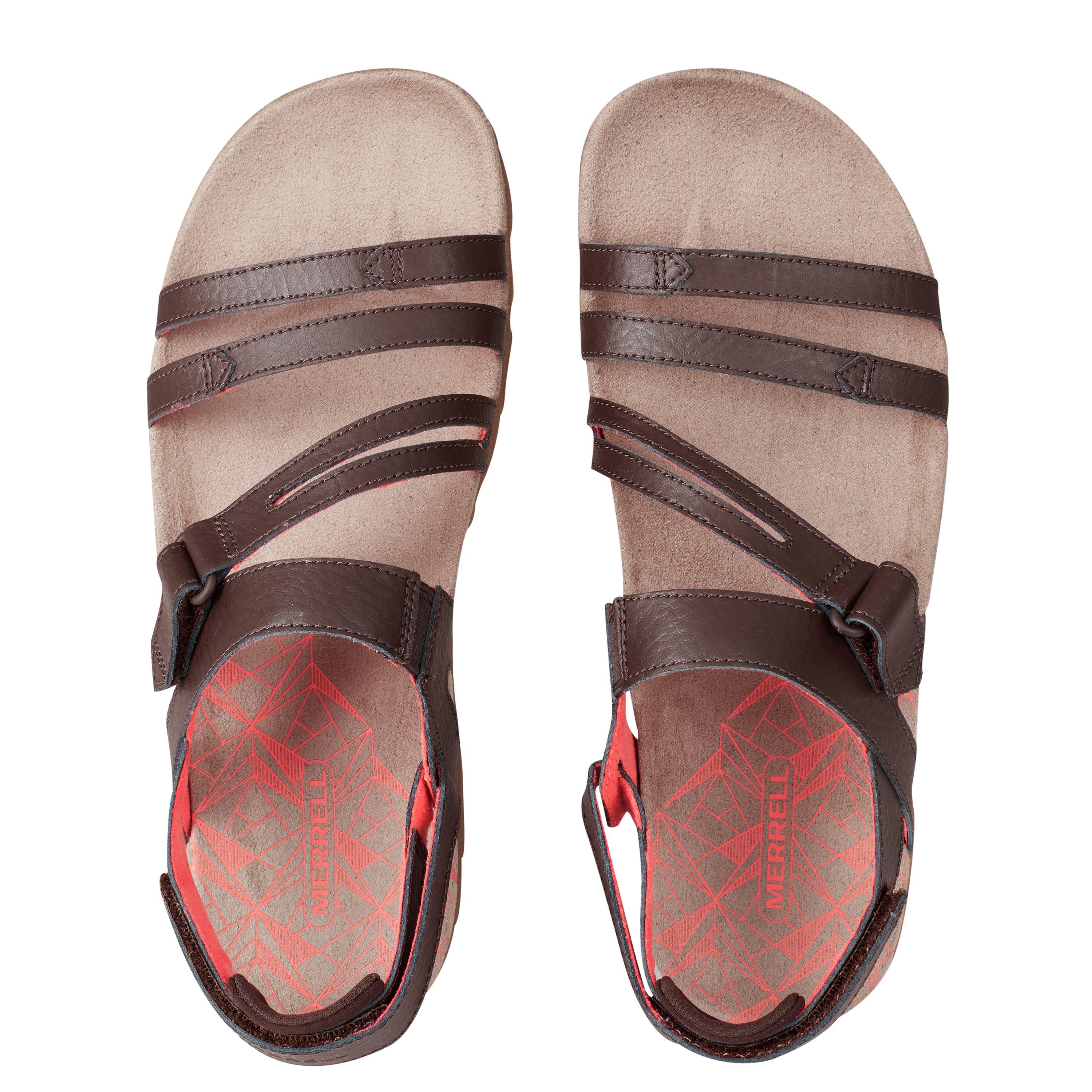 Cocoa/Coral - Merrell - Sandspur Walking Sandals Womens - 5