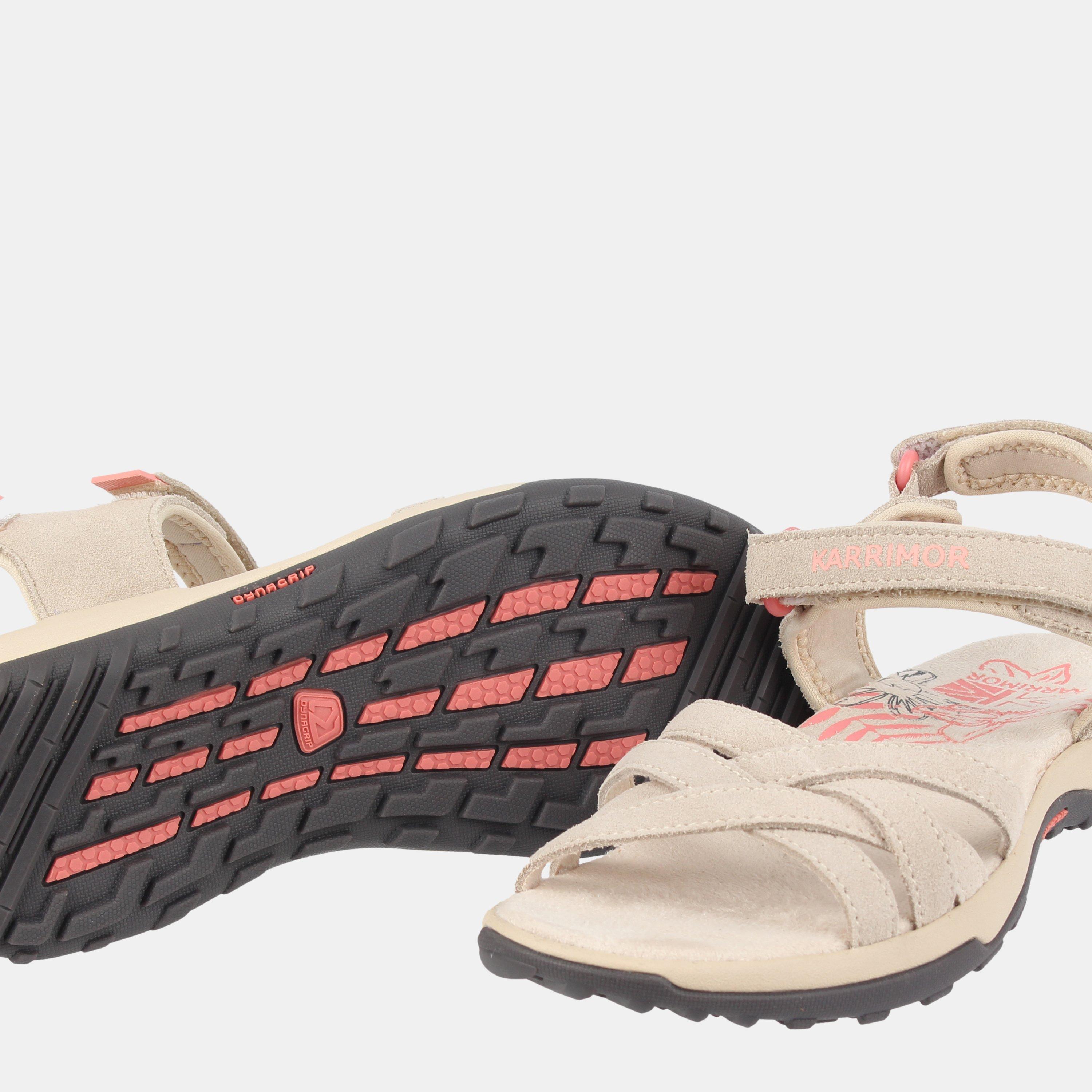 Beige - Karrimor - Salina Leather Walking Sandals Womens - 3