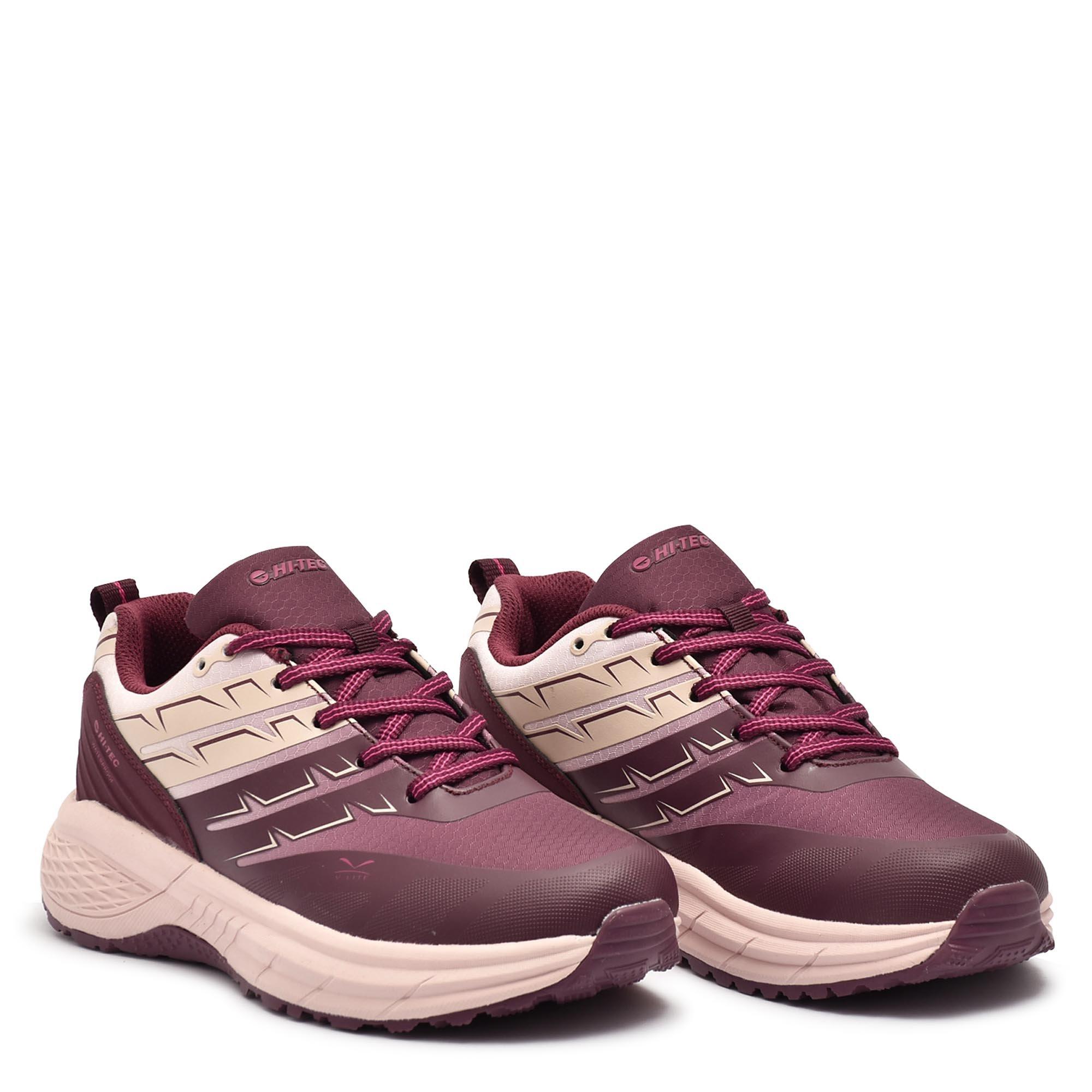 Plum/Ros/Fuhsia - Hi Tec - Trail Pro WP Womens Walking Shoes - 5