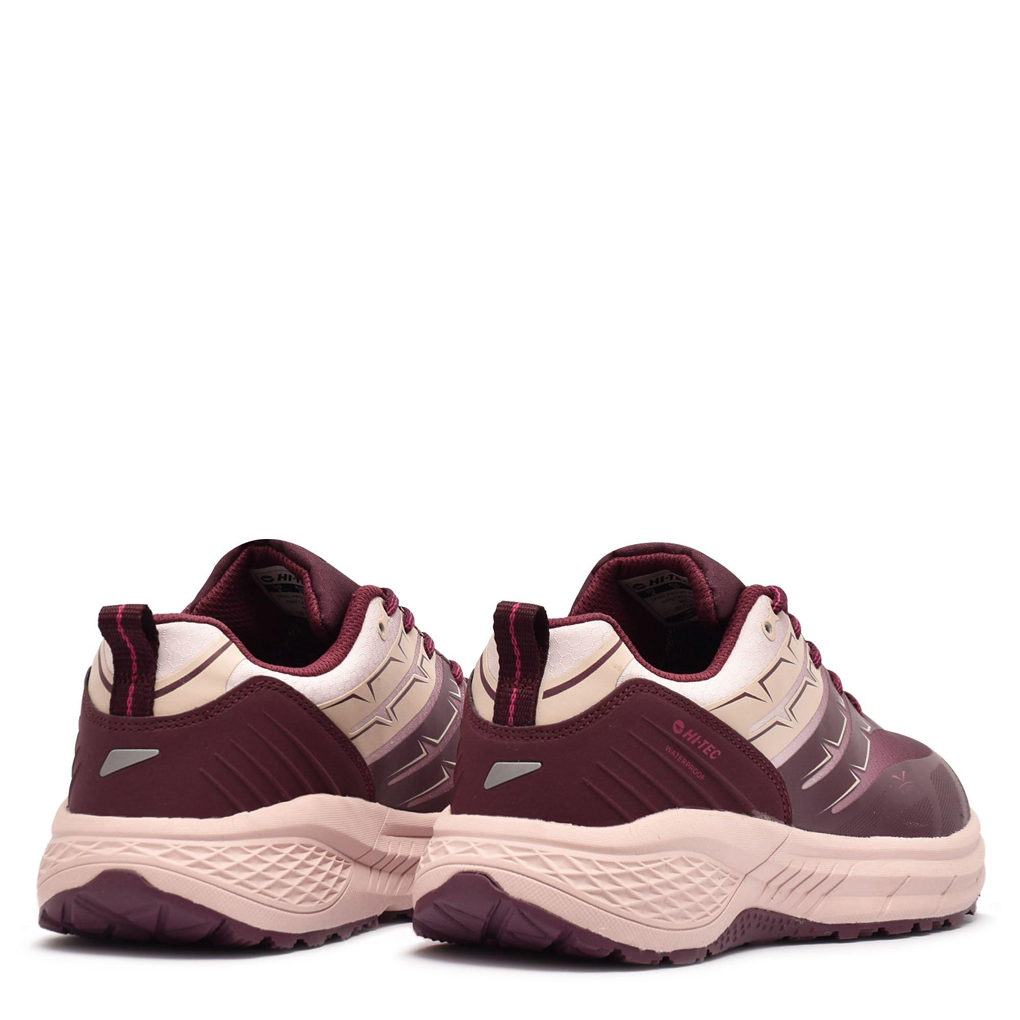 Plum/Ros/Fuhsia - Hi Tec - Trail Pro WP Womens Walking Shoes - 6