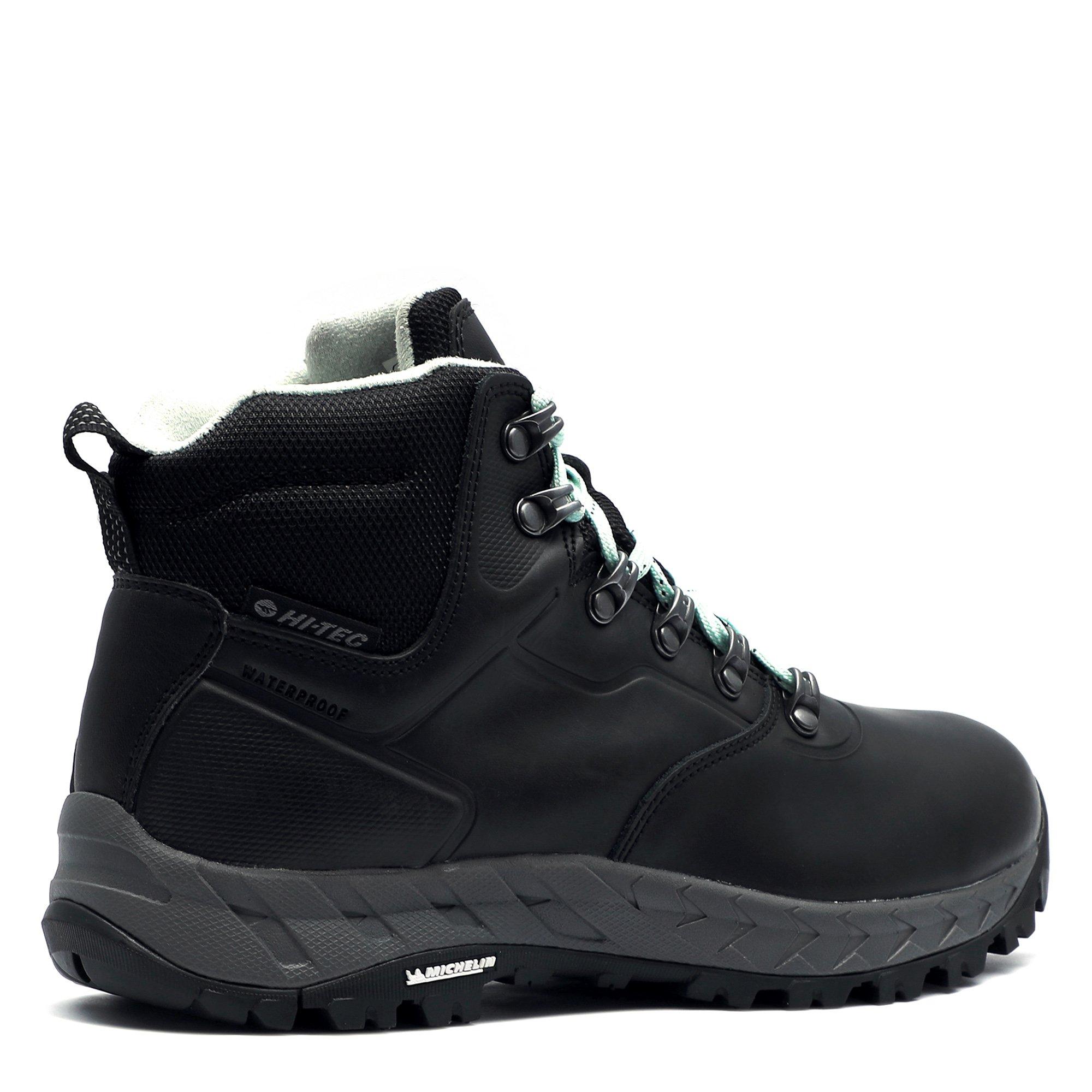 Blk/SurfSpray - Hi Tec - Altitude Basecamp Lite Womens WP Walking Boots - 6
