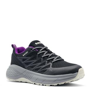 Blk/Gry/SsetPur - Hi Tec - Trail Lite Womens Trail Running Shoes - 5