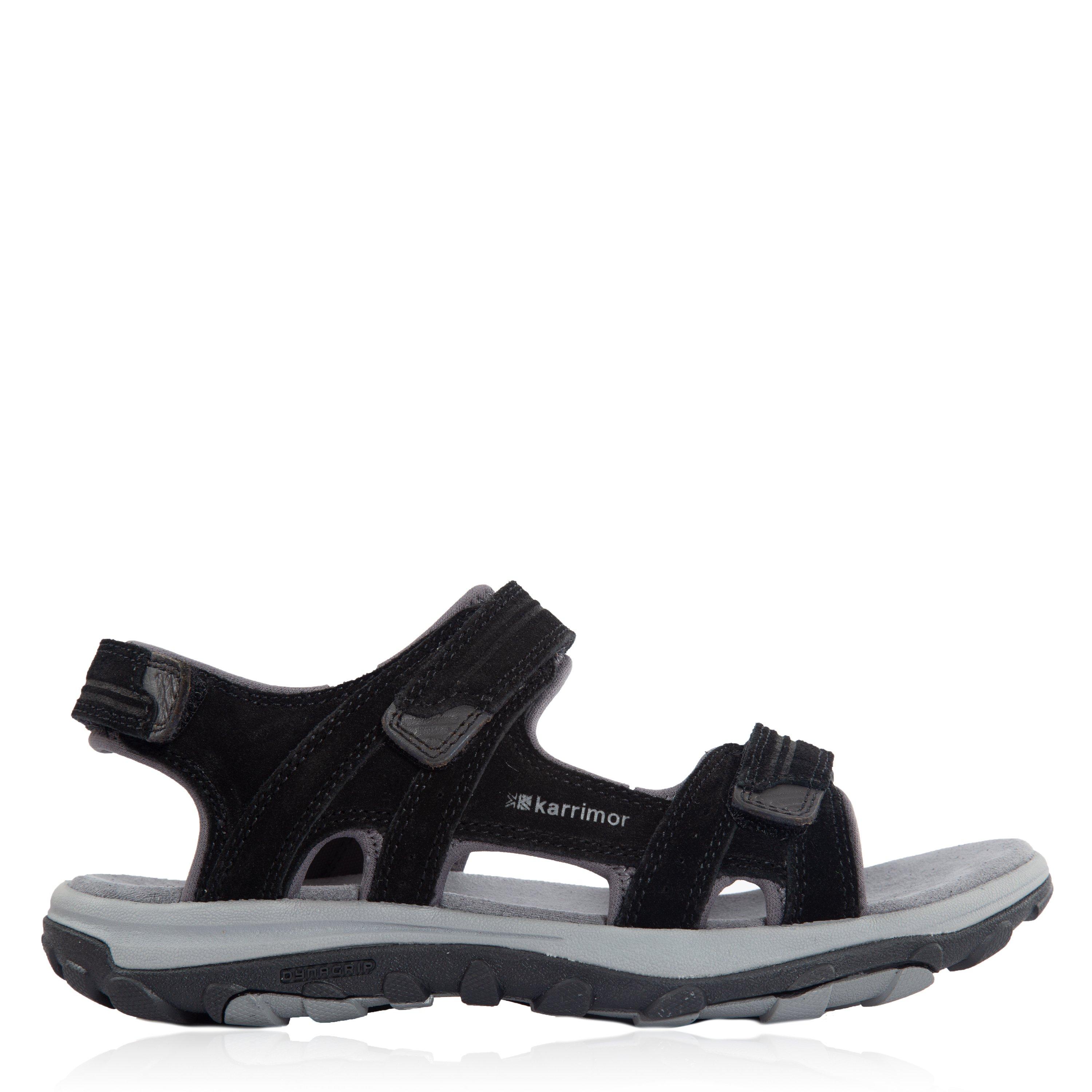 Black - Karrimor - Antibes Leather Sandals Ladies - 1