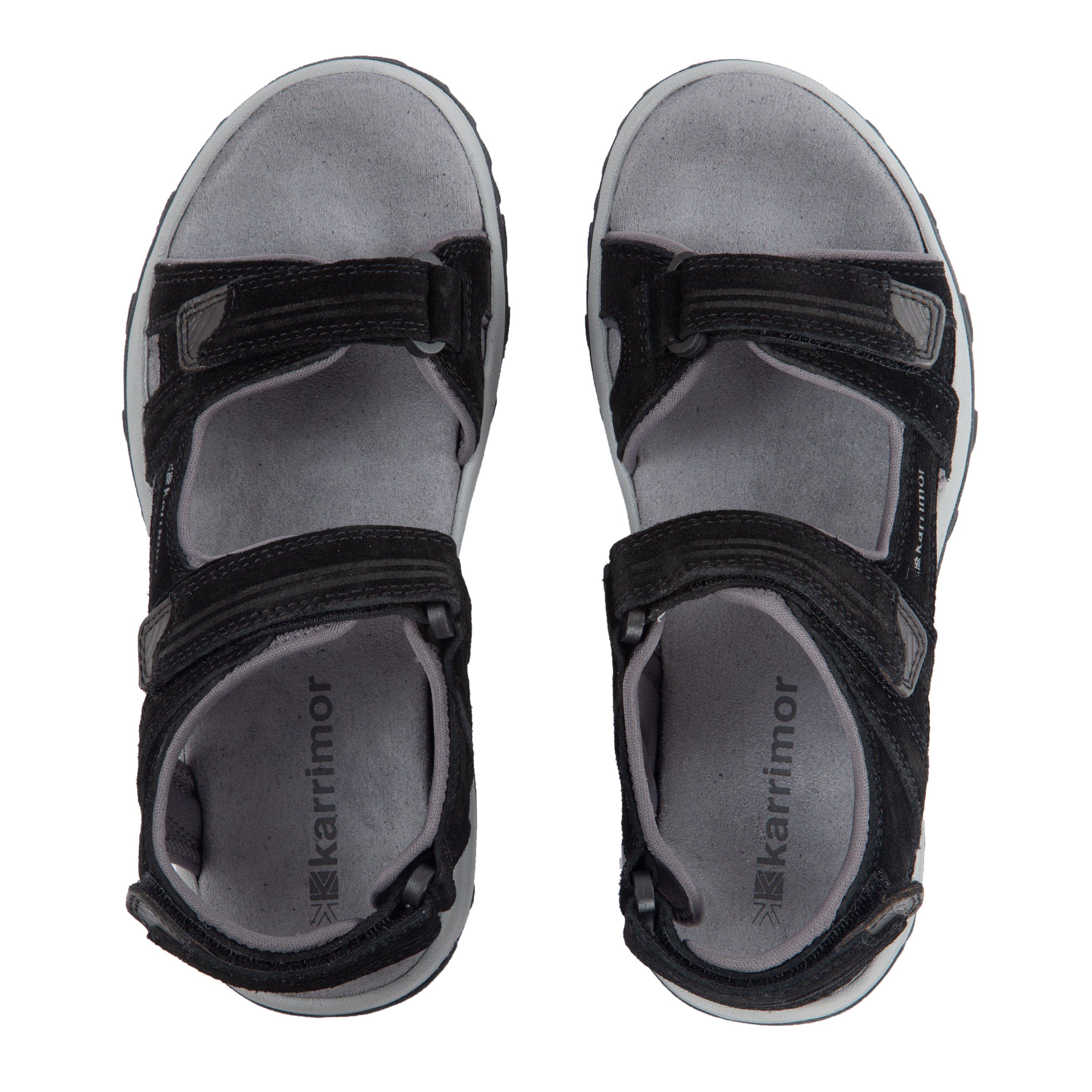Black - Karrimor - Antibes Leather Sandals Ladies - 5