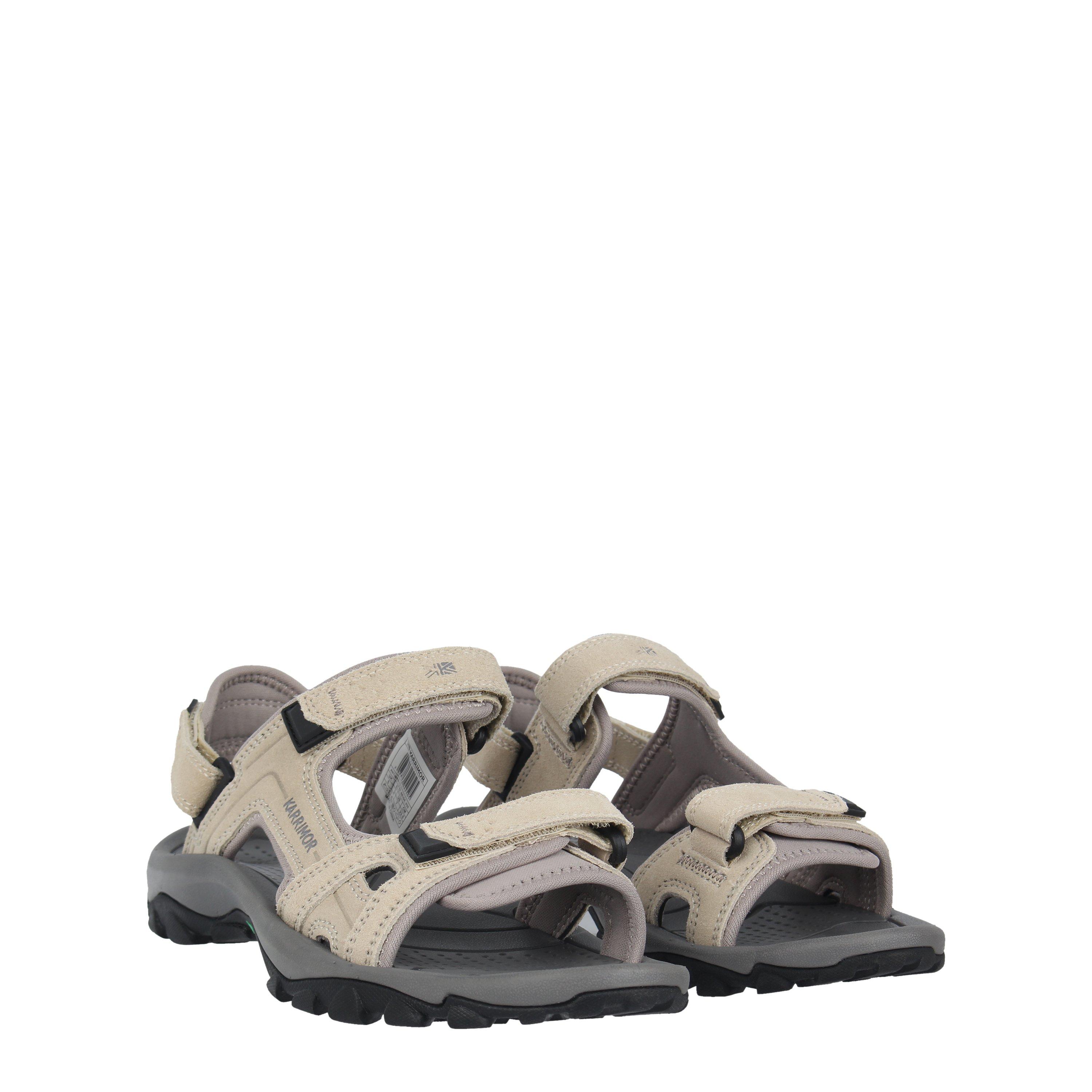 Beige - Karrimor - Antibes Leather Walking Sandals - 3