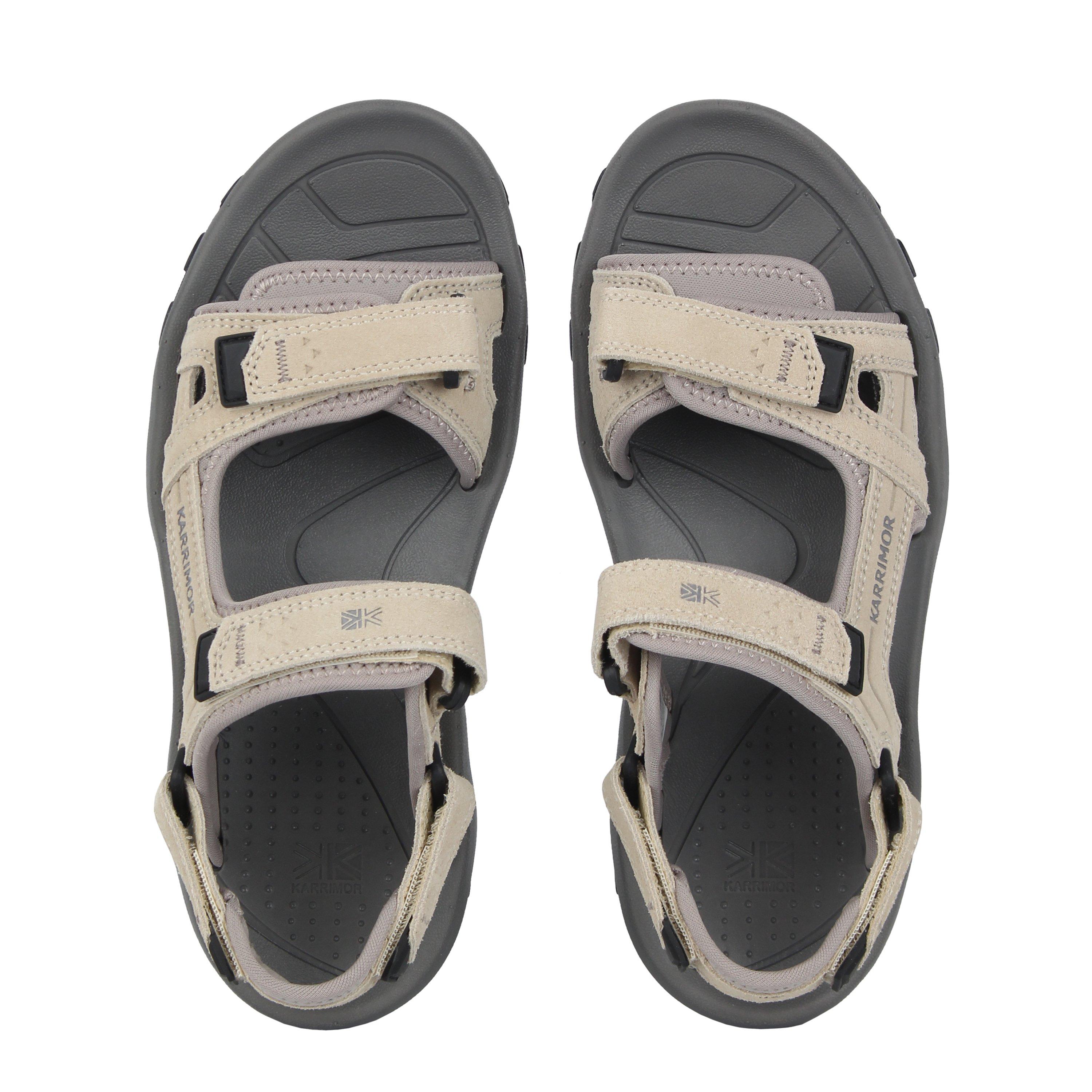 Beige - Karrimor - Antibes Leather Walking Sandals - 5