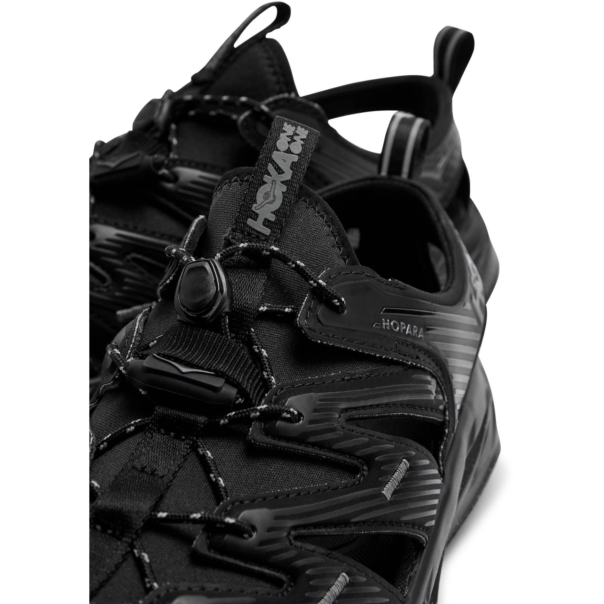 BLACK - Hoka - Women's Hopara Walking Sandals - 4
