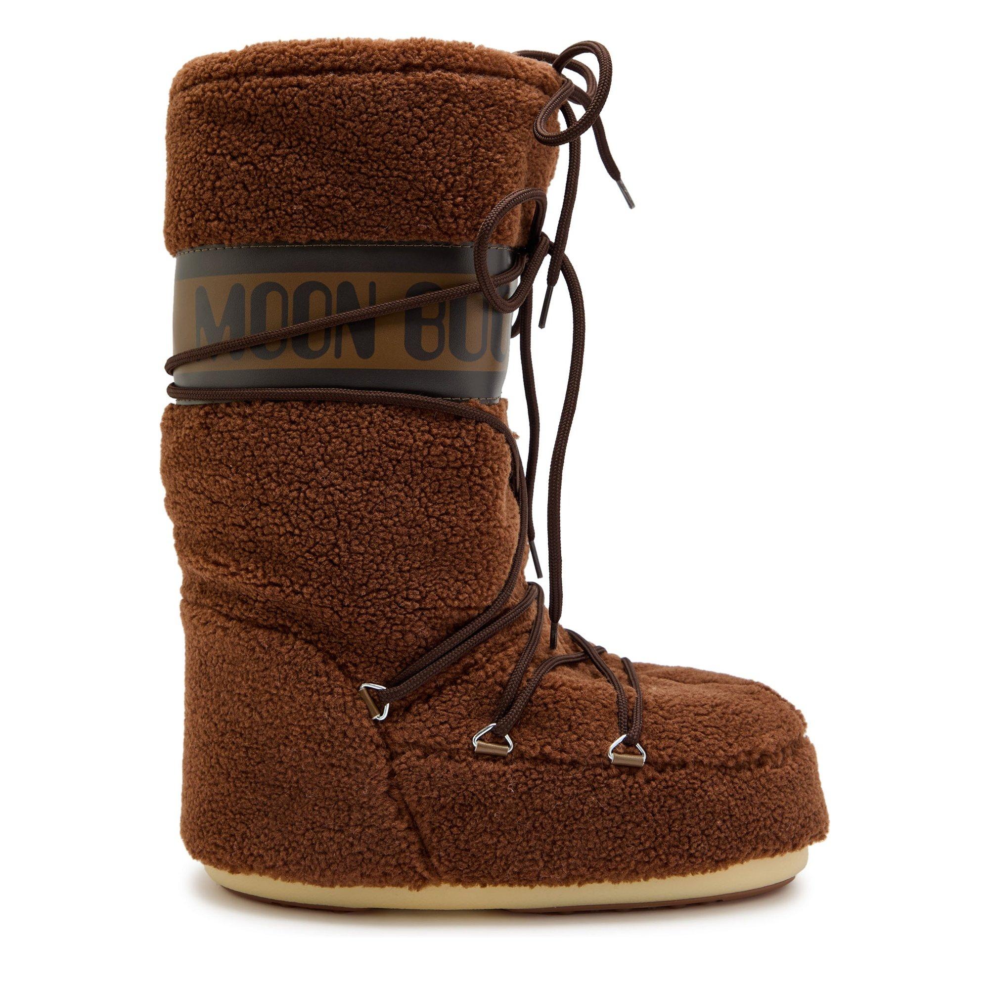 BROWN - Moon Boot - MB ICON FLEECE
