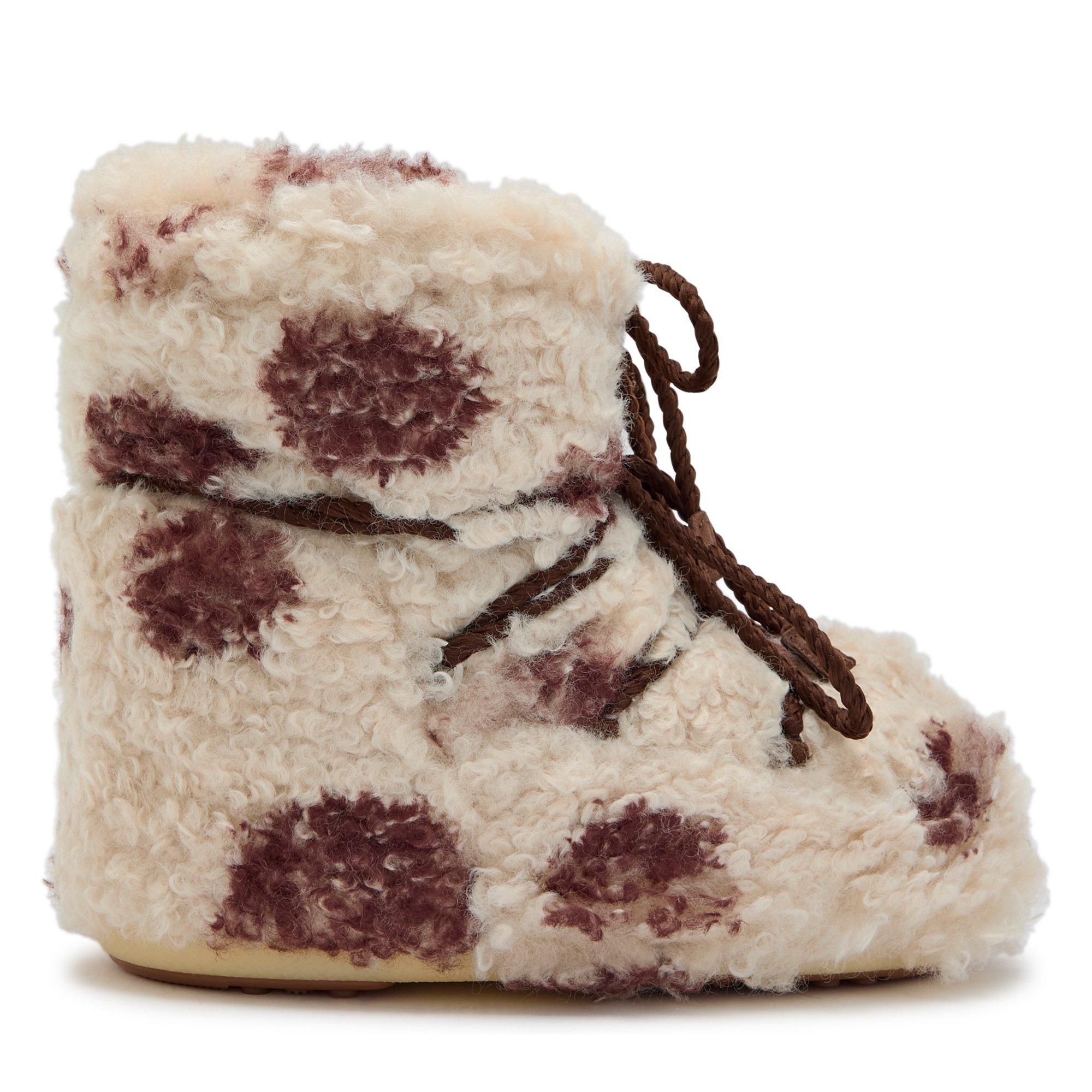 CREAM AND OTHER - Moon Boot - MB ICON LOW CURLY