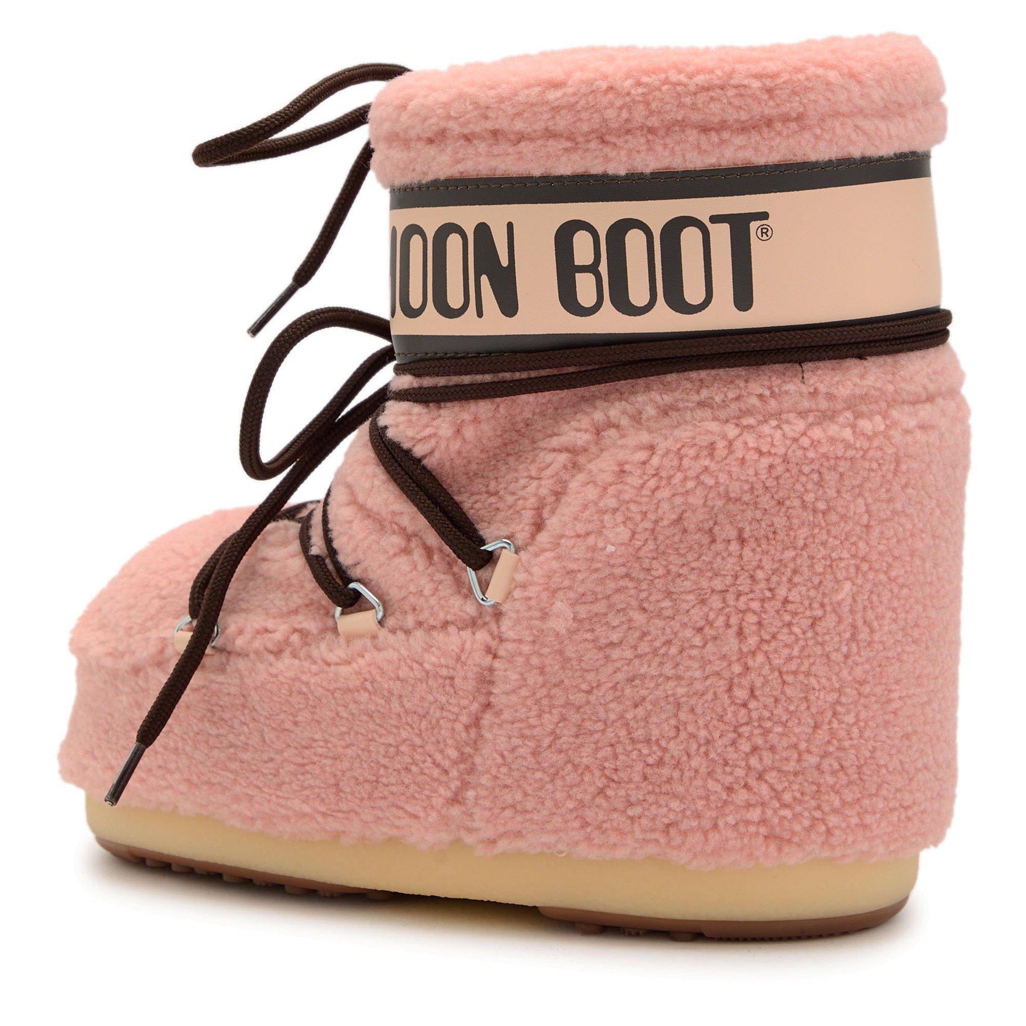 PINK - Moon Boot - Women's Icon Low Fleece Snow Boots - 2