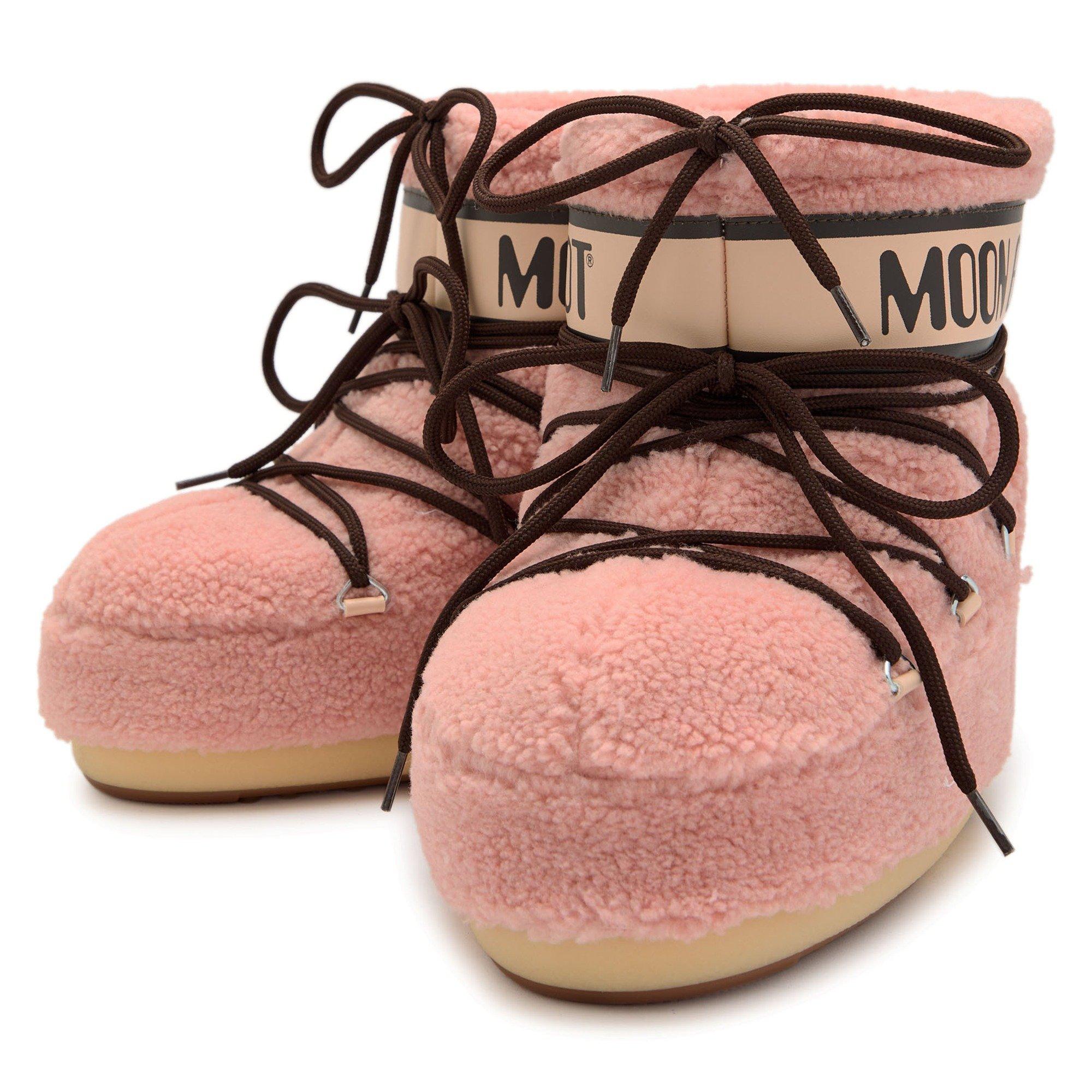 PINK - Moon Boot - Women's Icon Low Fleece Snow Boots - 3