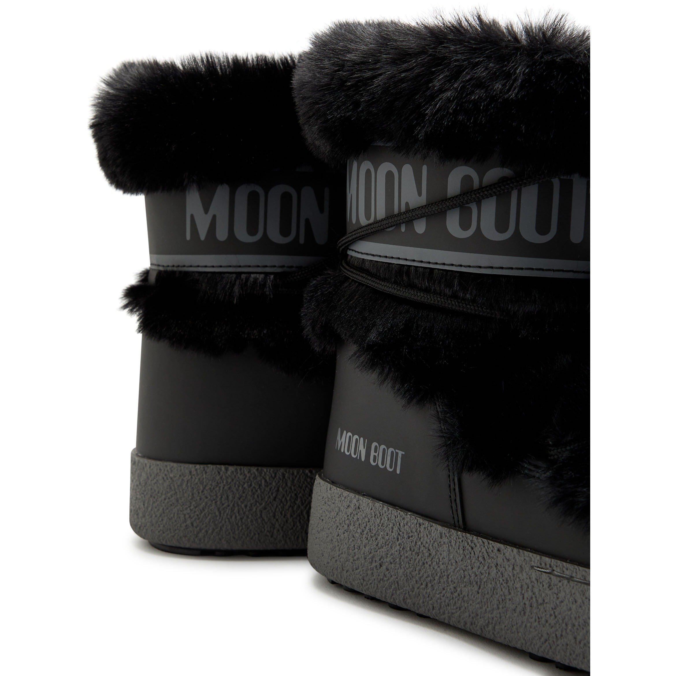 BLACK - Moon Boot - Women's Ltrack Faux Fur Snow Boots - 4