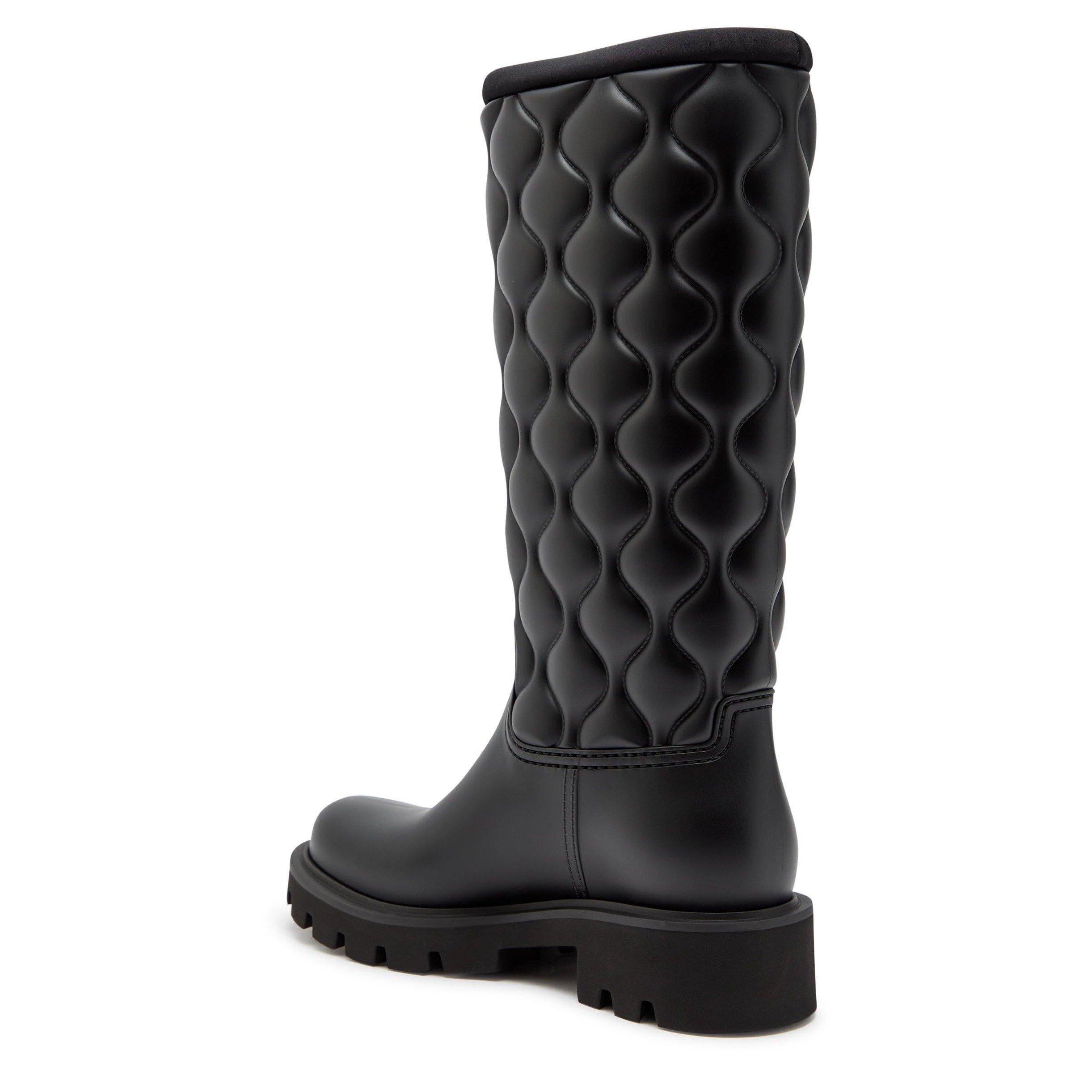 BLACK - Moncler - KICKSTREAM QUILT RAIN BOOTS - 2