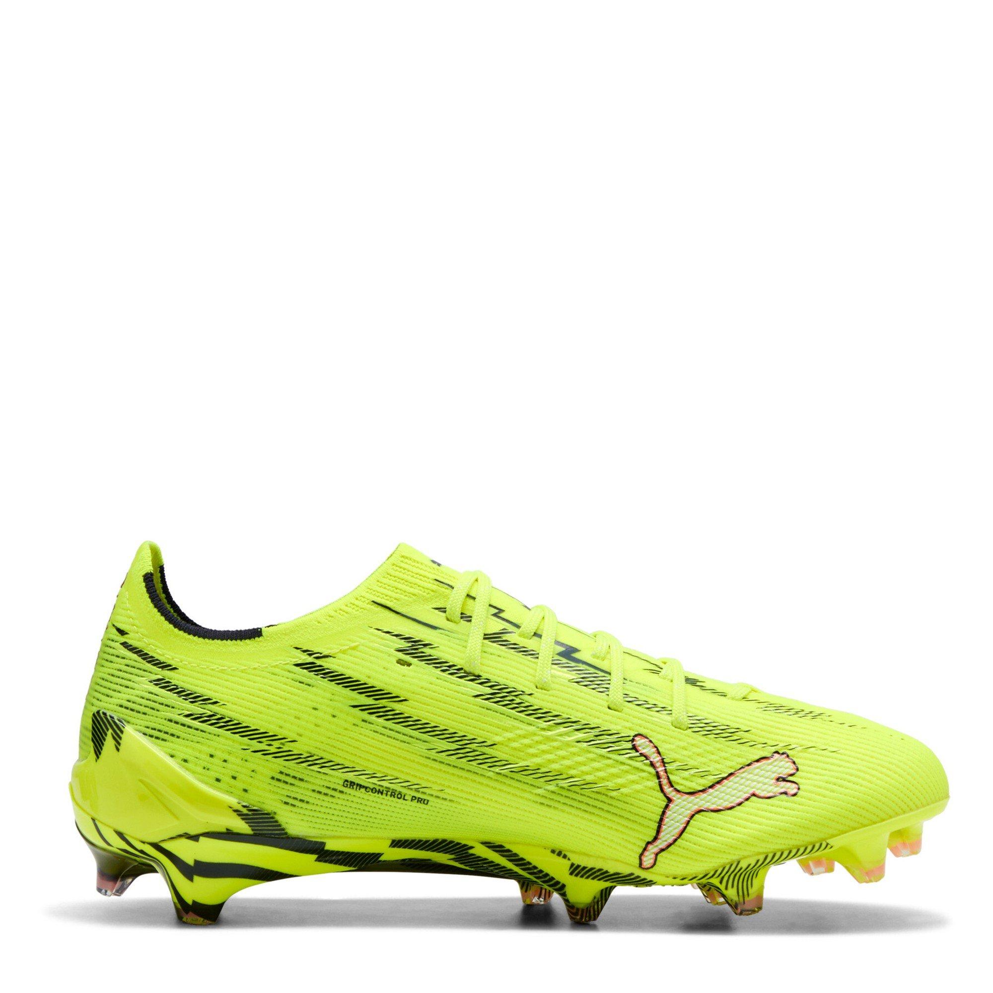 Yellow/Black - Puma - Ultra 5 Ultimate Firm Ground Football Boots Womens - 4