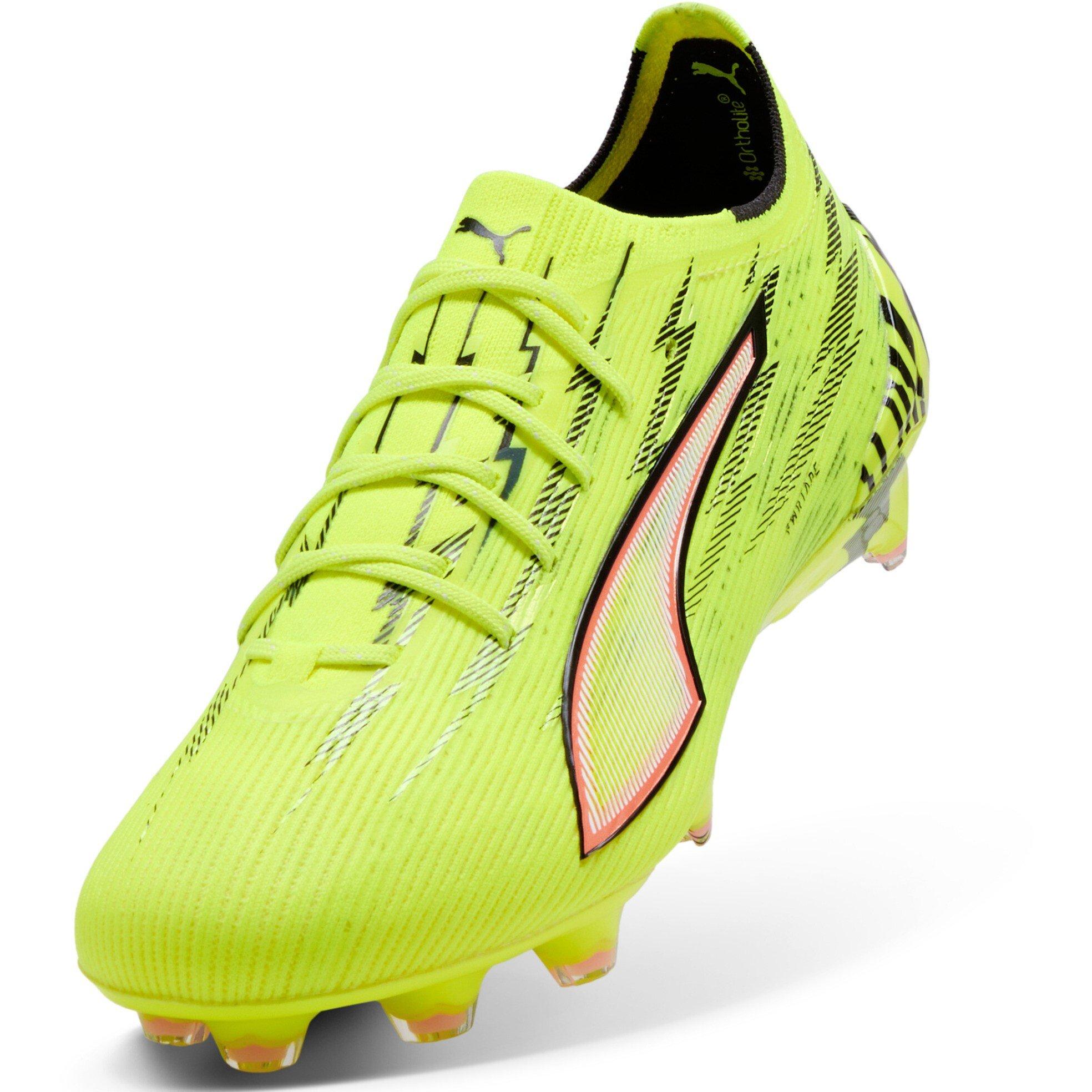 Yellow/Black - Puma - Ultra 5 Ultimate Firm Ground Football Boots Womens - 6
