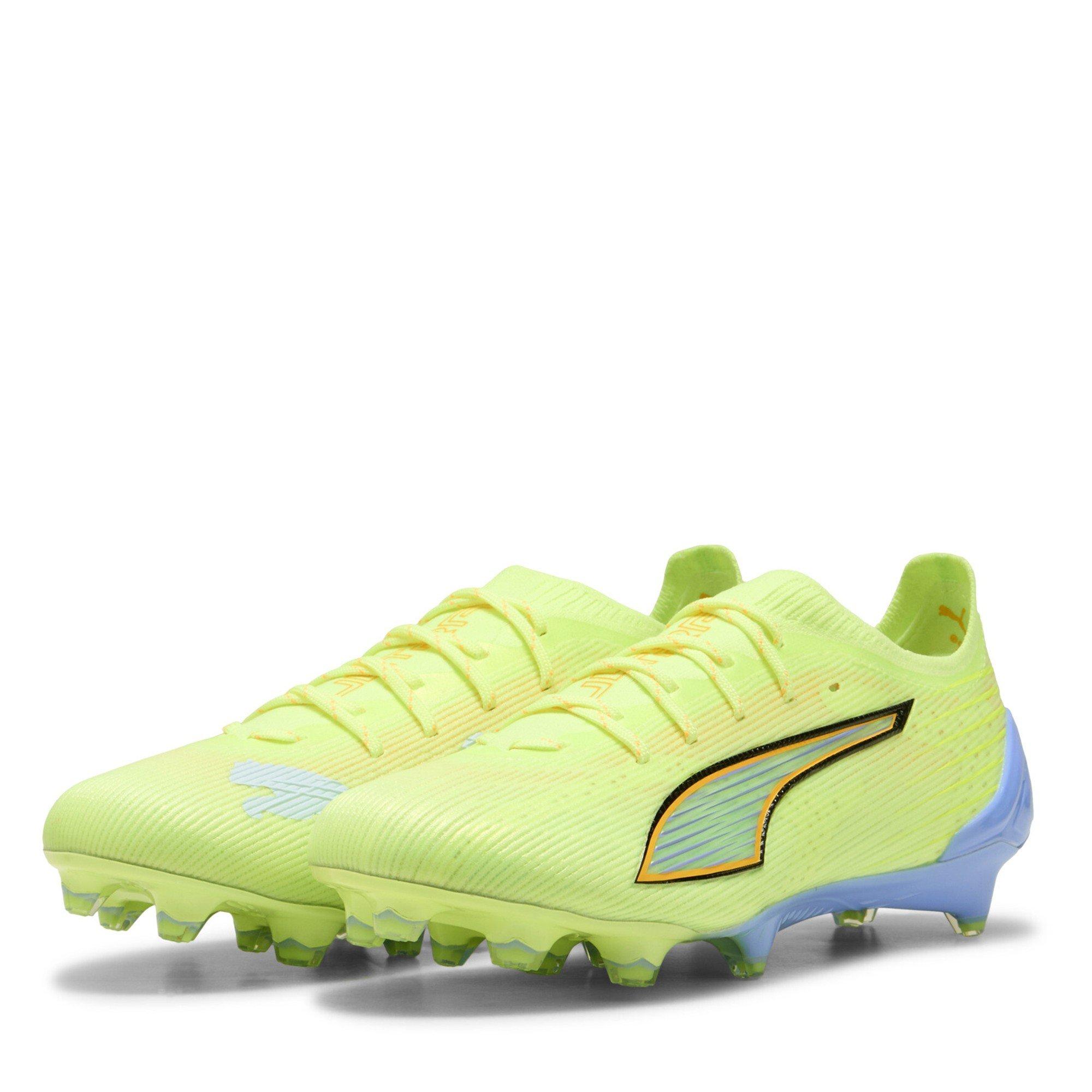 Puma Women's Ultra 5 Ultimate Firm Ground Football Boots - Ice/Yellow - 5 (38)