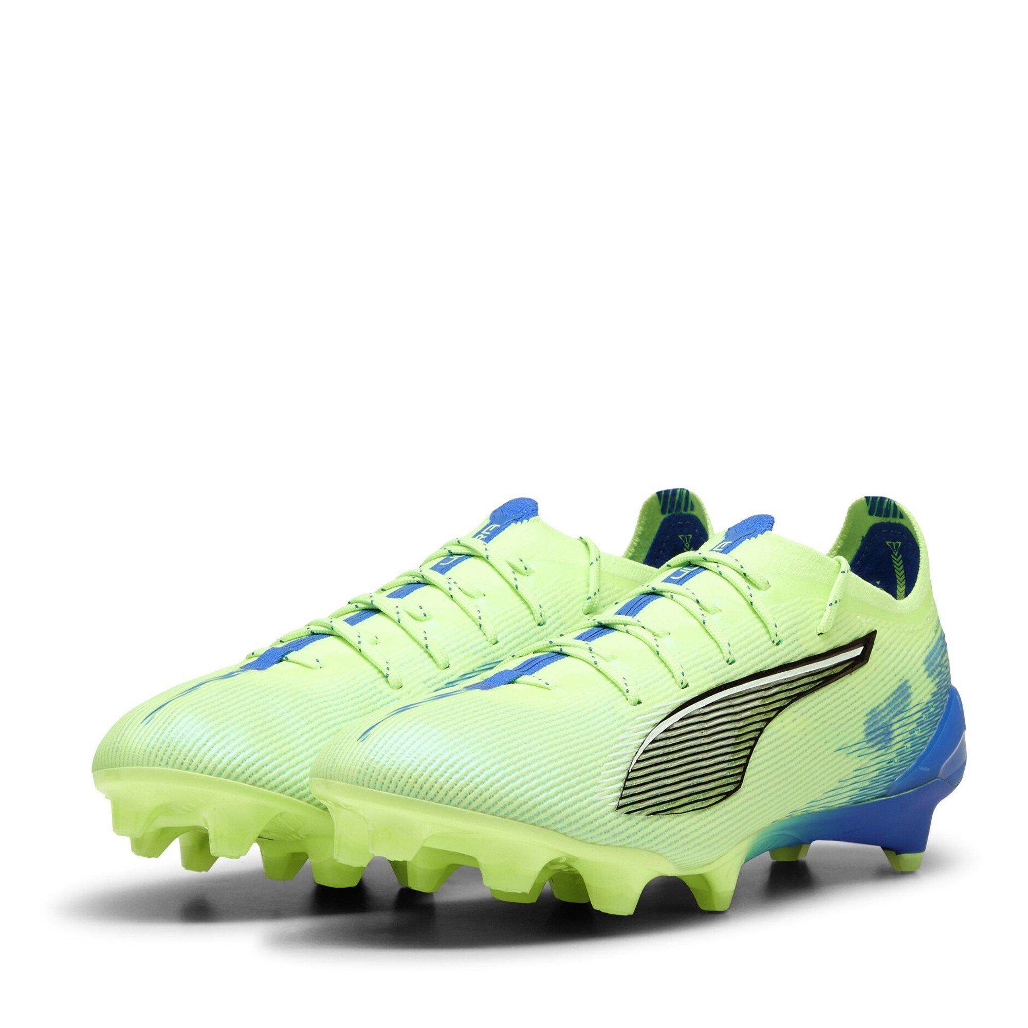 Green/Wht/Blue - Puma - Ultra 5 Ultimate Firm Ground Football Boots Womens - 1