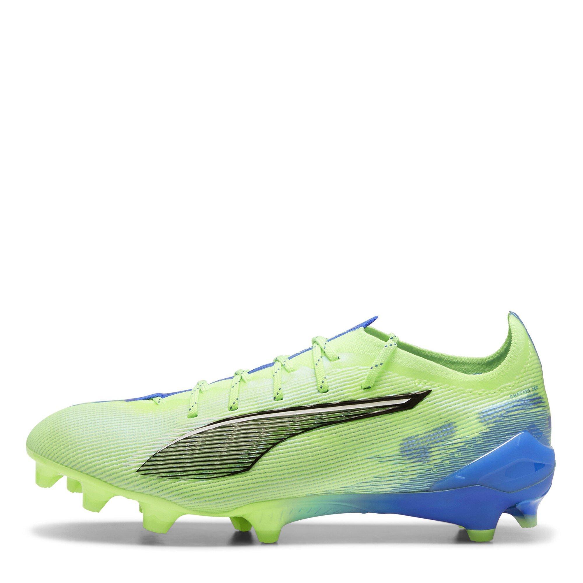 Green/Wht/Blue - Puma - Ultra 5 Ultimate Firm Ground Football Boots Womens - 2