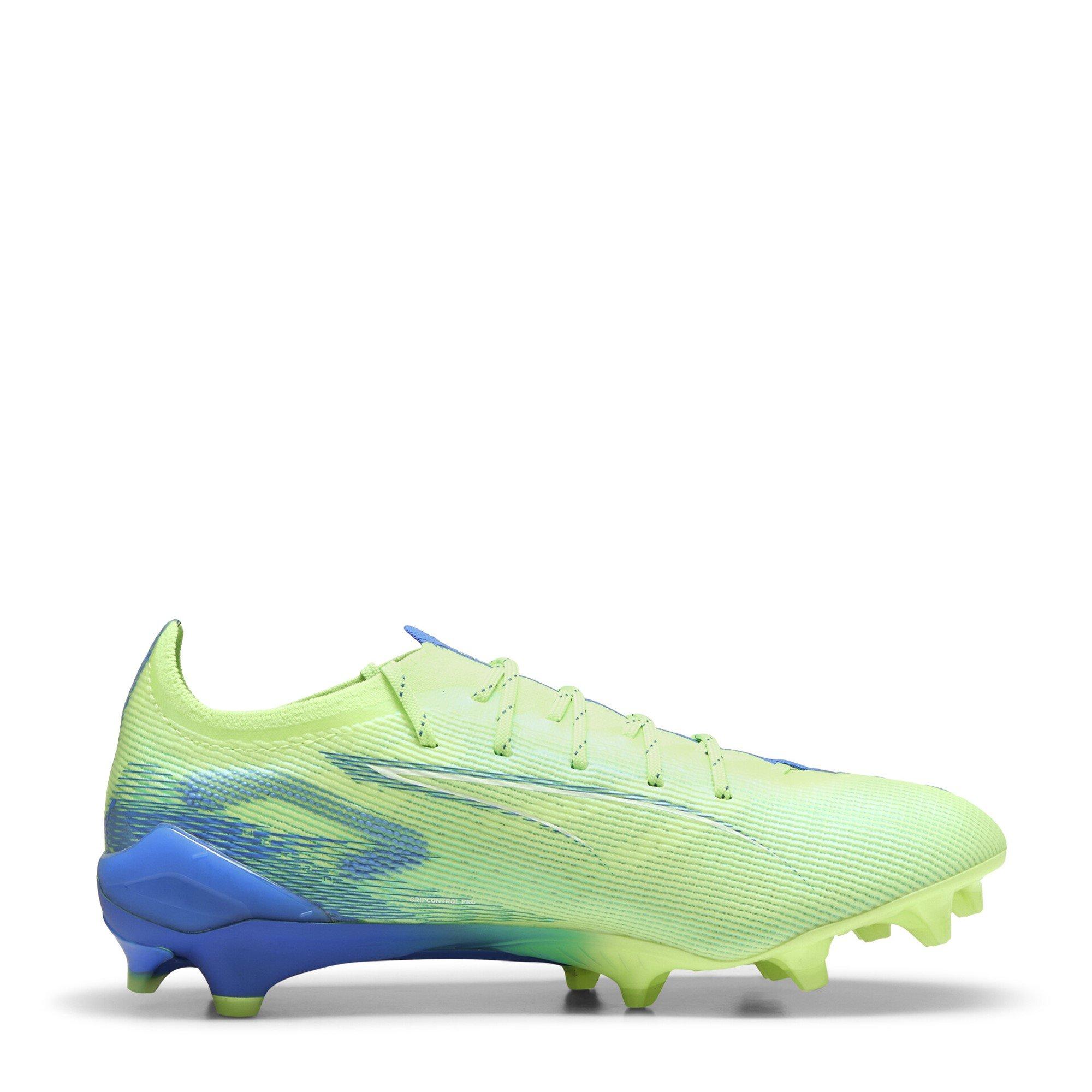Green/Wht/Blue - Puma - Ultra 5 Ultimate Firm Ground Football Boots Womens - 4