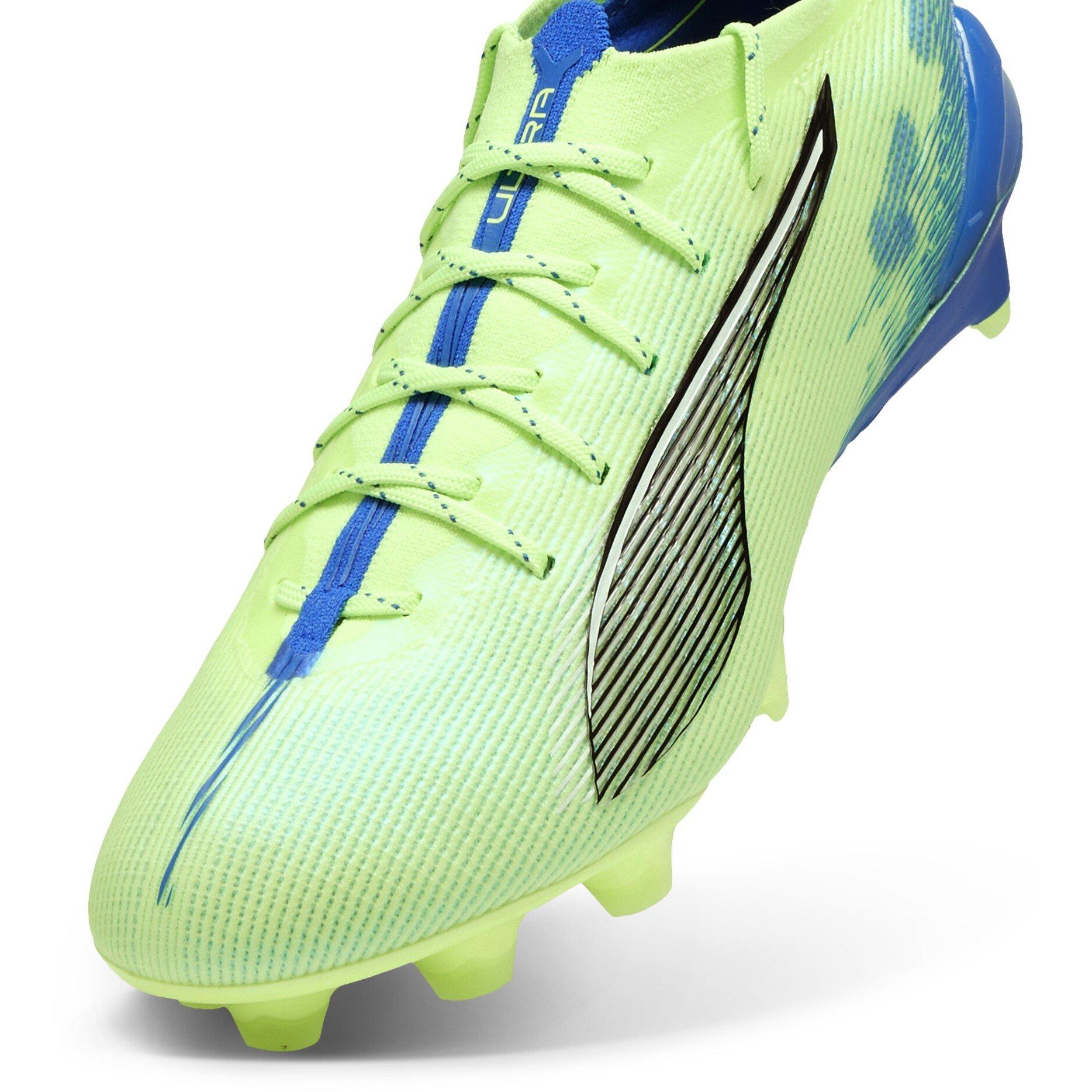 Green/Wht/Blue - Puma - Ultra 5 Ultimate Firm Ground Football Boots Womens - 6