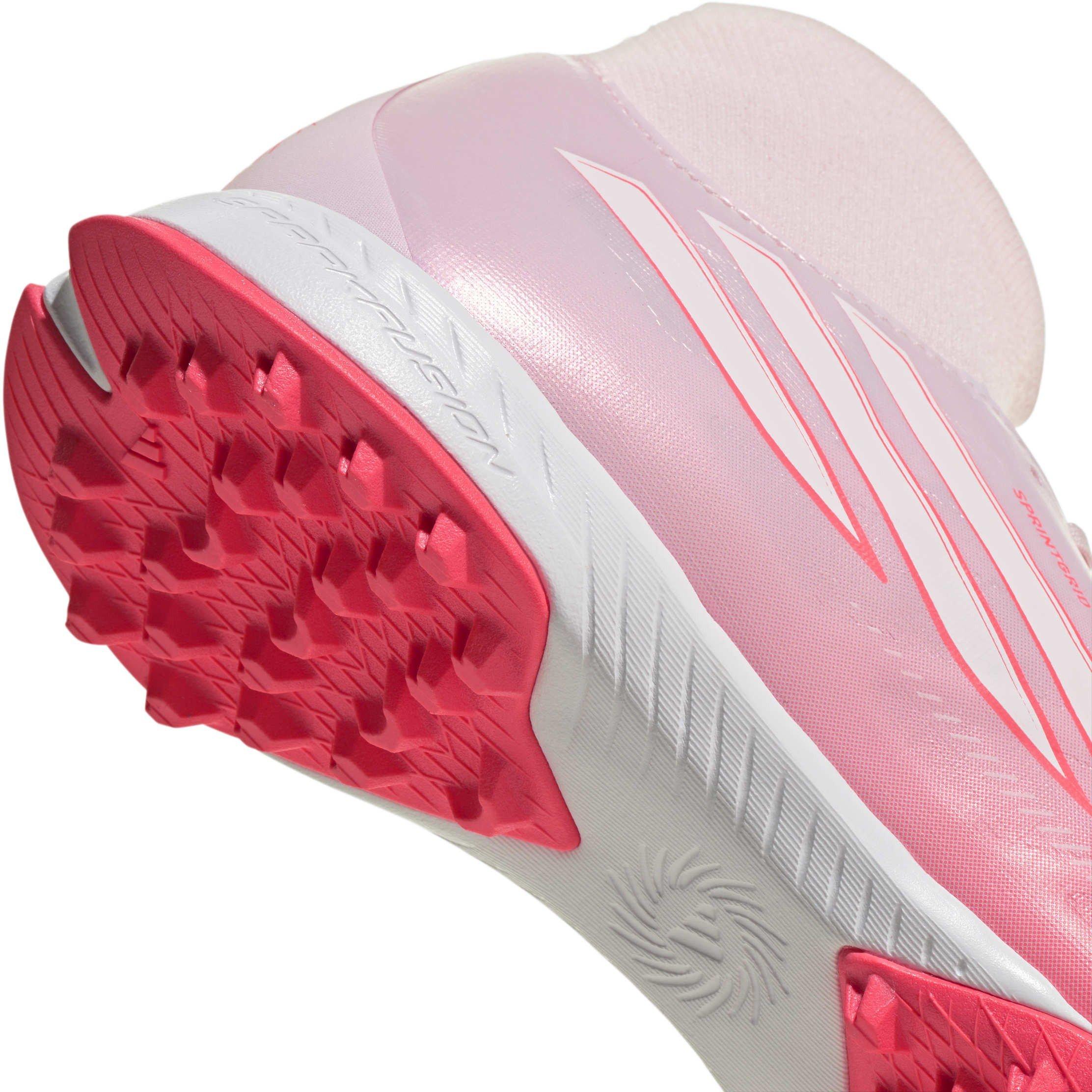 Wit/Koraal - adidas - F50 SPARKFUSION League Mid Cut Turf Football Boots Womens - 9