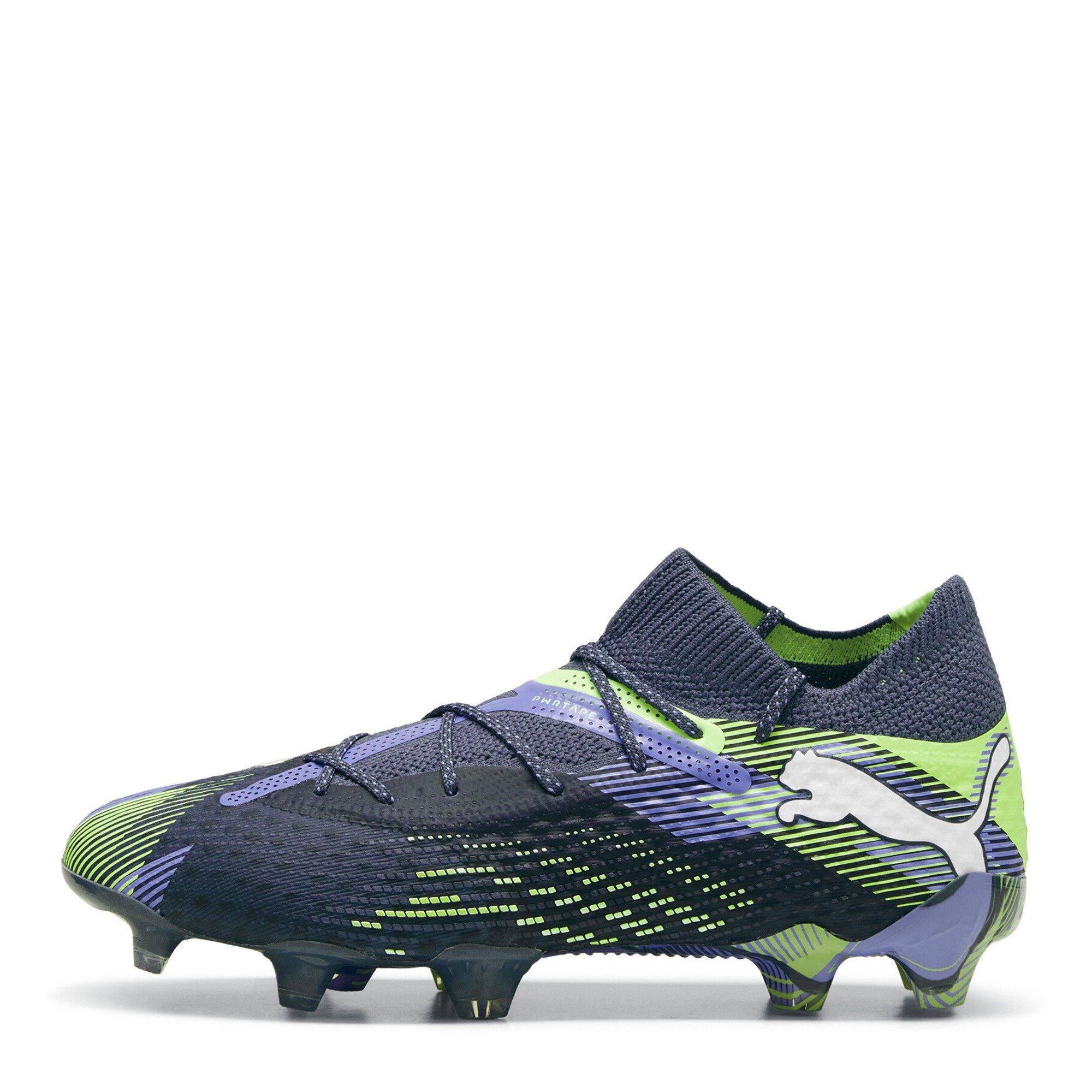 Cinzento/Branco/Verde - Puma - Future 7 Ultimate Womens Firm Ground Football Boots - 2