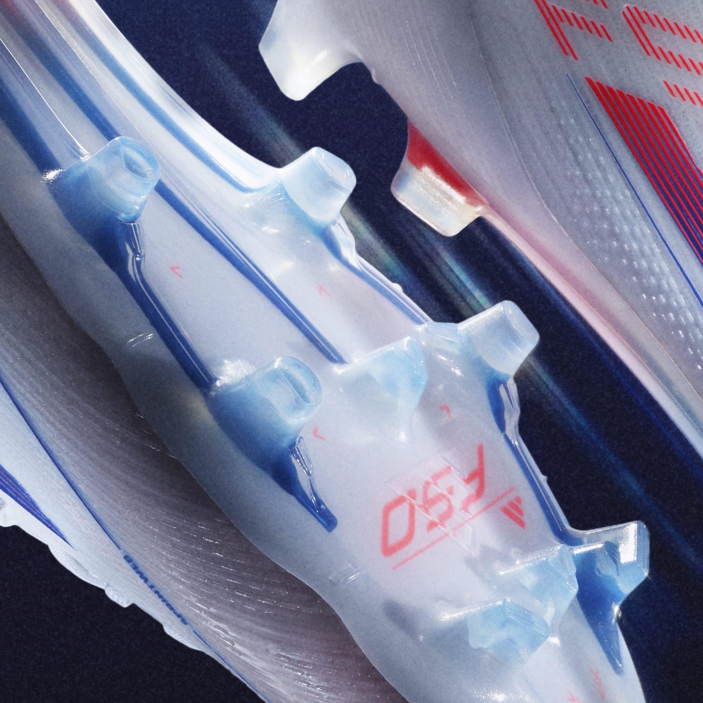 Weiß/Blau - adidas - F50 Elite Mid-Cut Firm Ground Football Boots Womens - 13