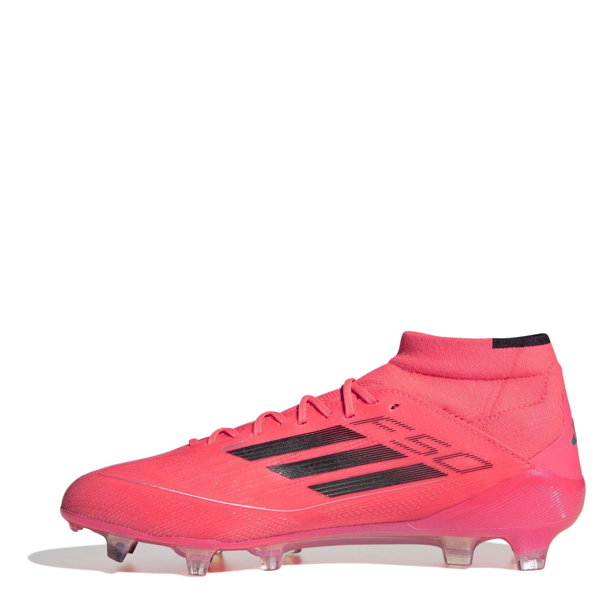 Pink/Black - adidas - F50 Elite Mid-Cut Firm Ground Football Boots Womens - 2