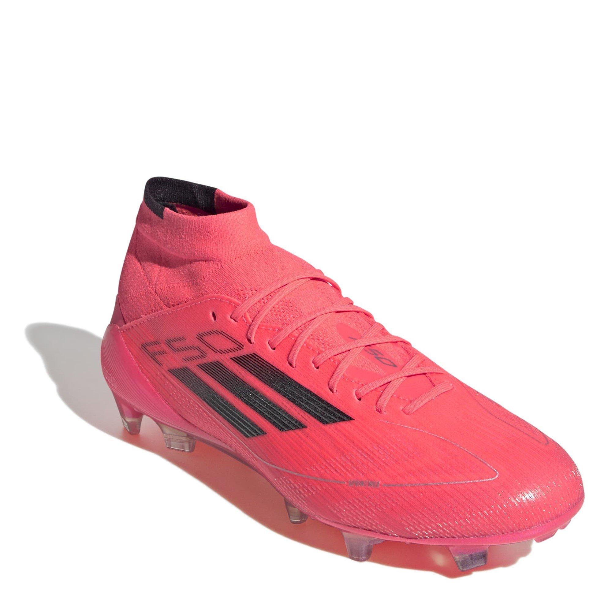 Pink/Black - adidas - F50 Elite Mid-Cut Firm Ground Football Boots Womens - 3