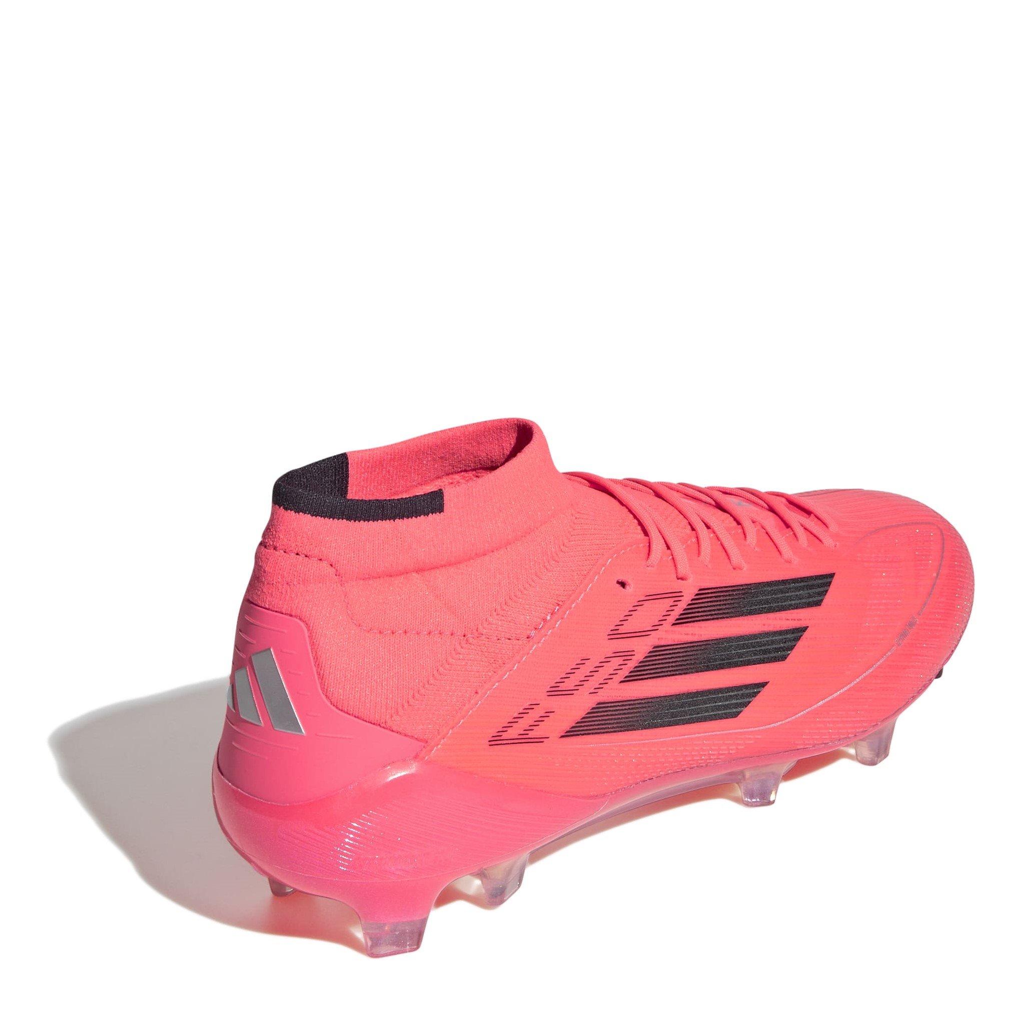 Pink/Black - adidas - F50 Elite Mid-Cut Firm Ground Football Boots Womens - 4