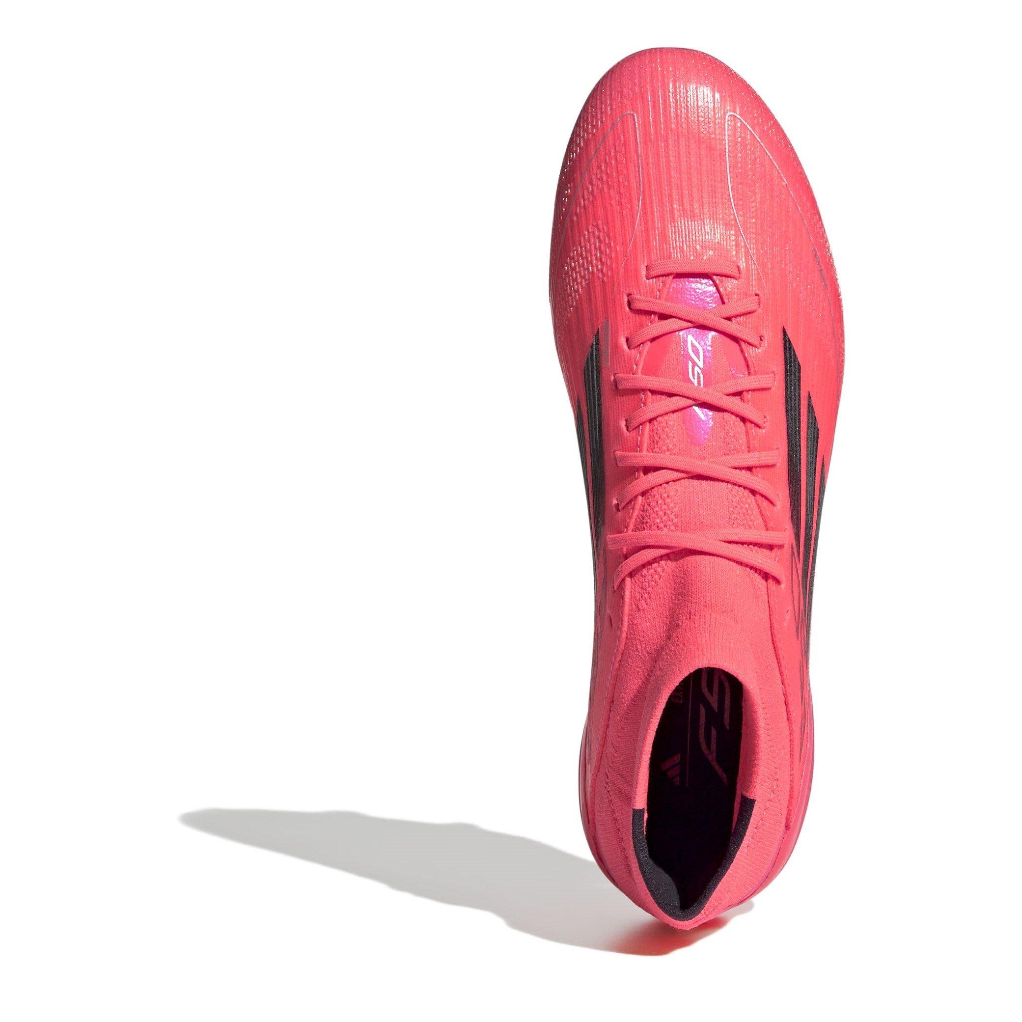 Pink/Black - adidas - F50 Elite Mid-Cut Firm Ground Football Boots Womens - 5