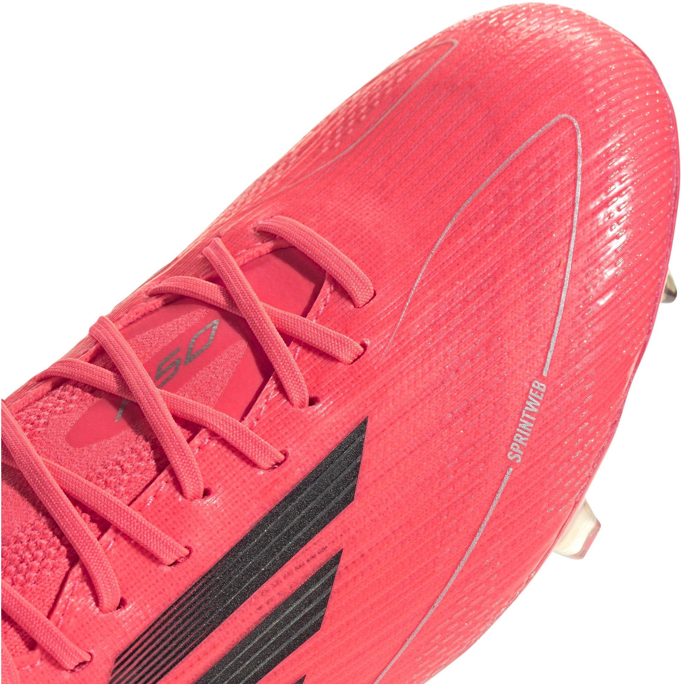 Pink/Black - adidas - F50 Elite Mid-Cut Firm Ground Football Boots Womens - 7