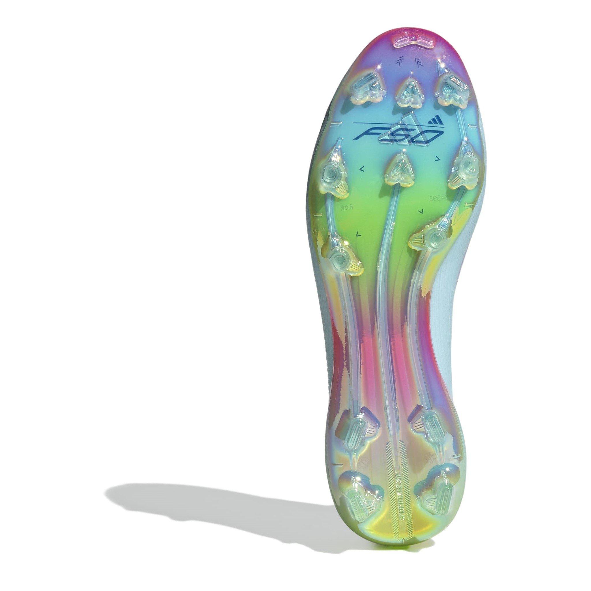 Bleu/Jaune - adidas - F50 Elite Mid-Cut Firm Ground Football Boots Womens - 6