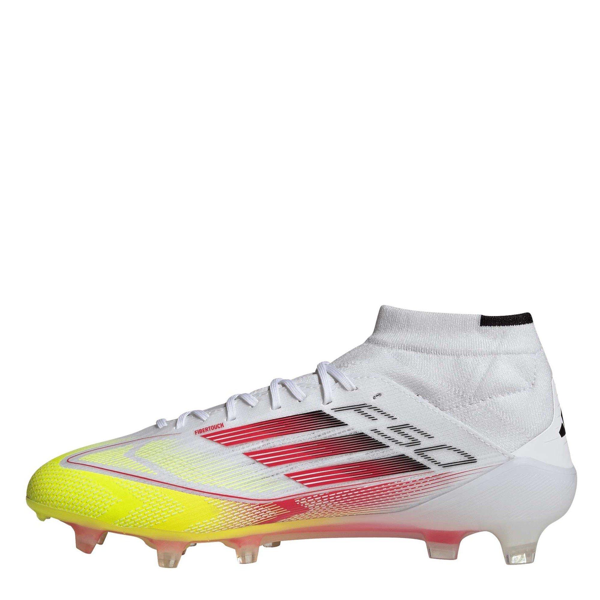 White/Red - adidas - F50 Elite Mid-Cut Firm Ground Football Boots Womens - 2