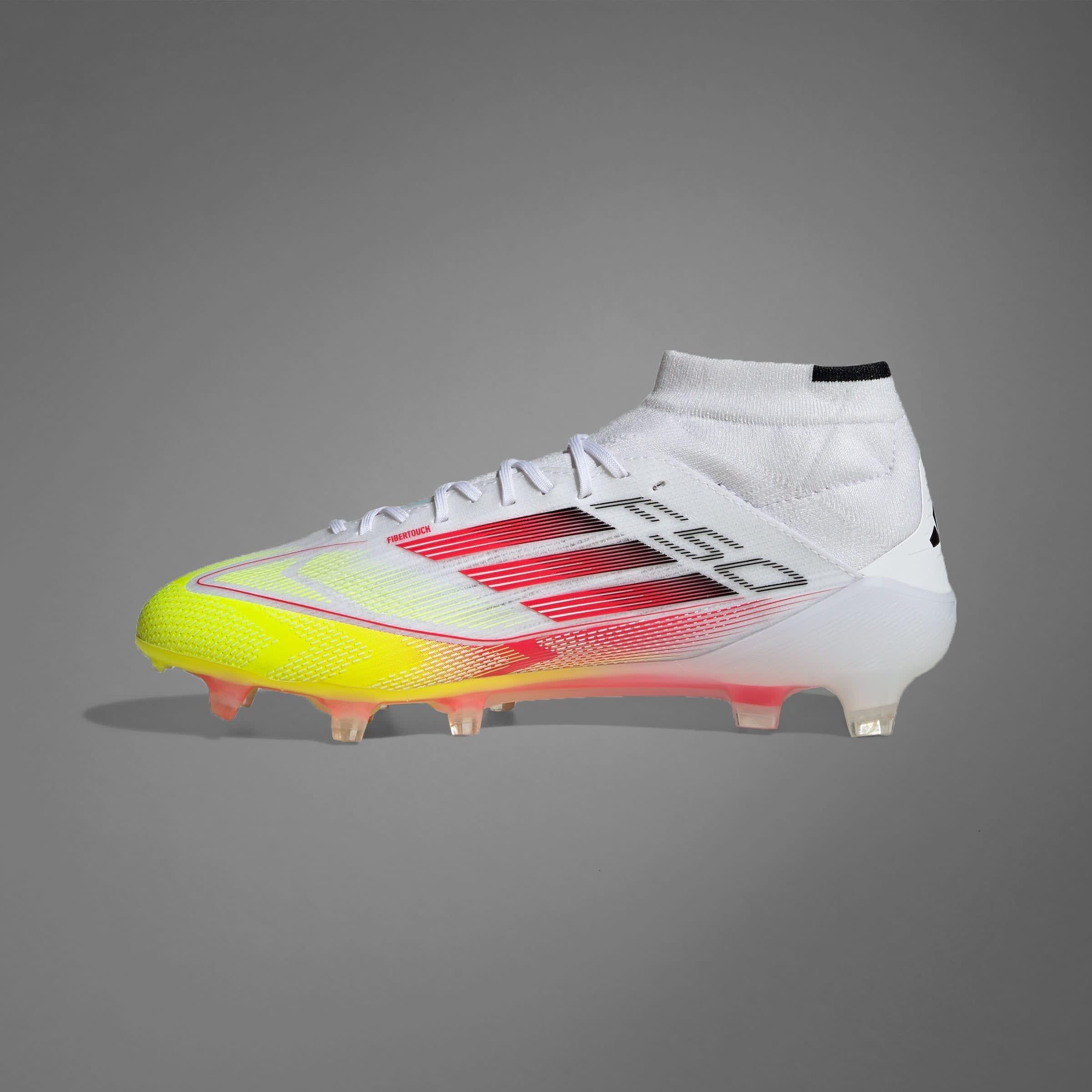 White/Red - adidas - F50 Elite Mid-Cut Firm Ground Football Boots Womens - 13