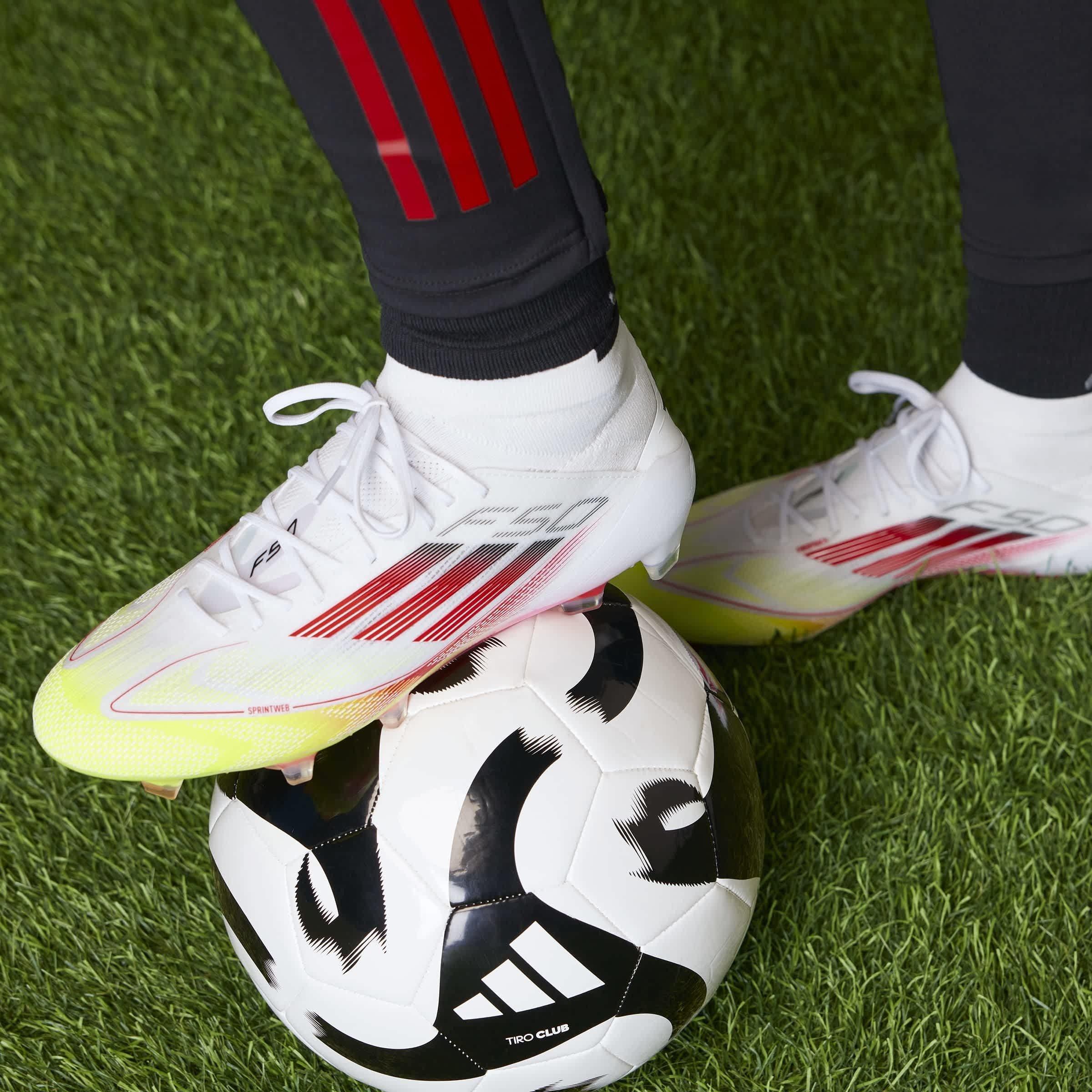 White/Red - adidas - F50 Elite Mid-Cut Firm Ground Football Boots Womens - 14