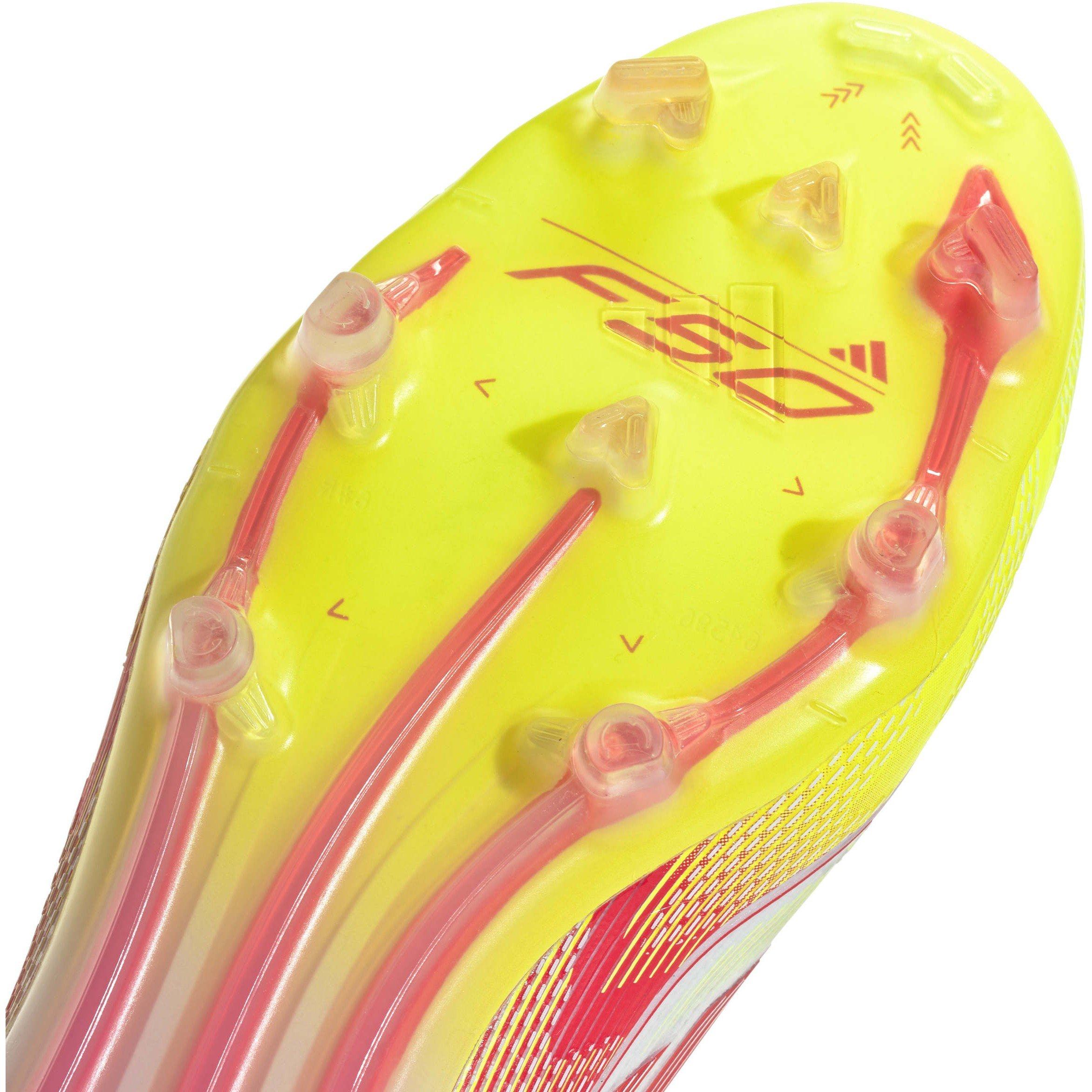 White/Red - adidas - F50 Elite Mid-Cut Firm Ground Football Boots Womens - 10