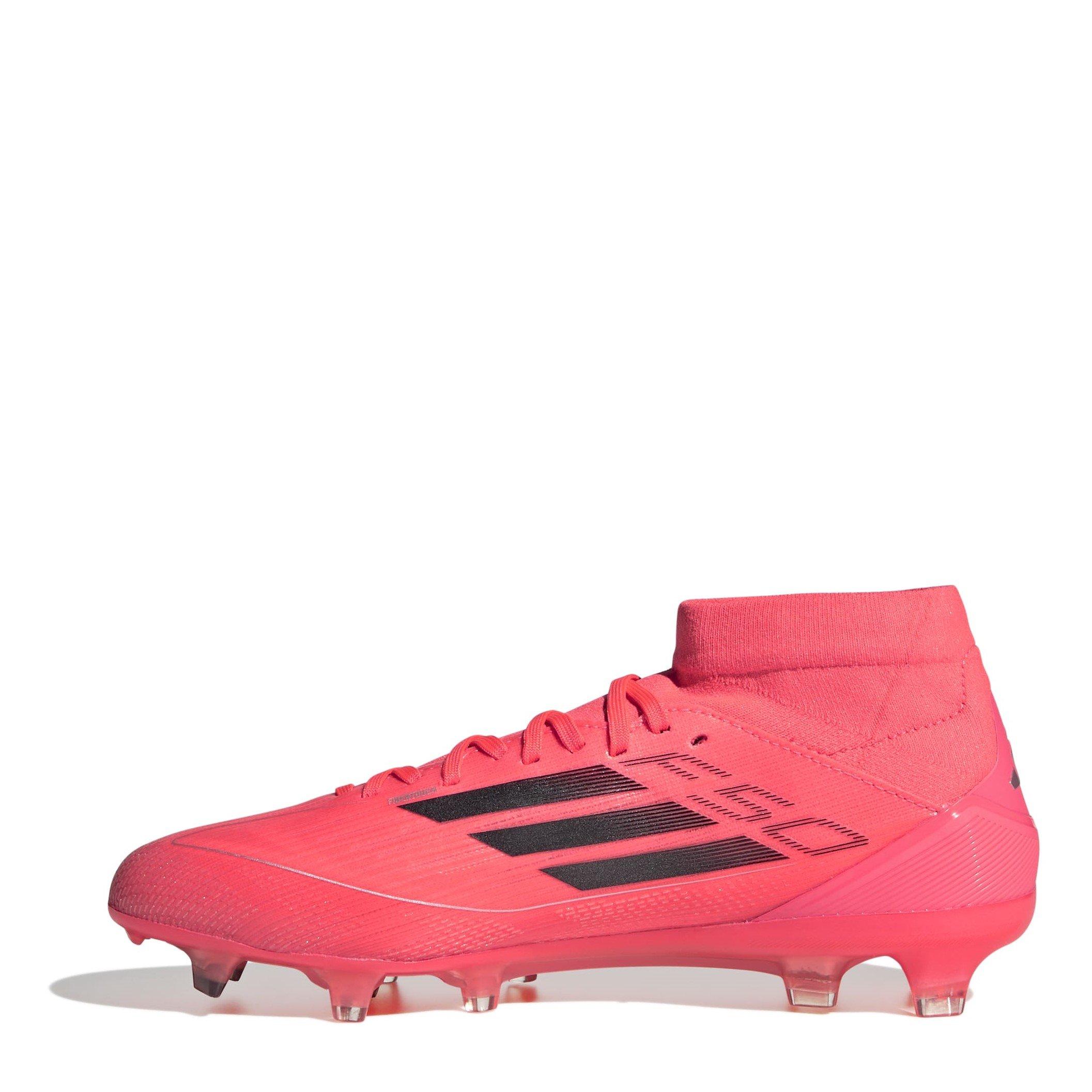 Turbo/Blk/Platn - adidas - F50 Pro Mid-cut Womens Firm Ground Football Boots - 2
