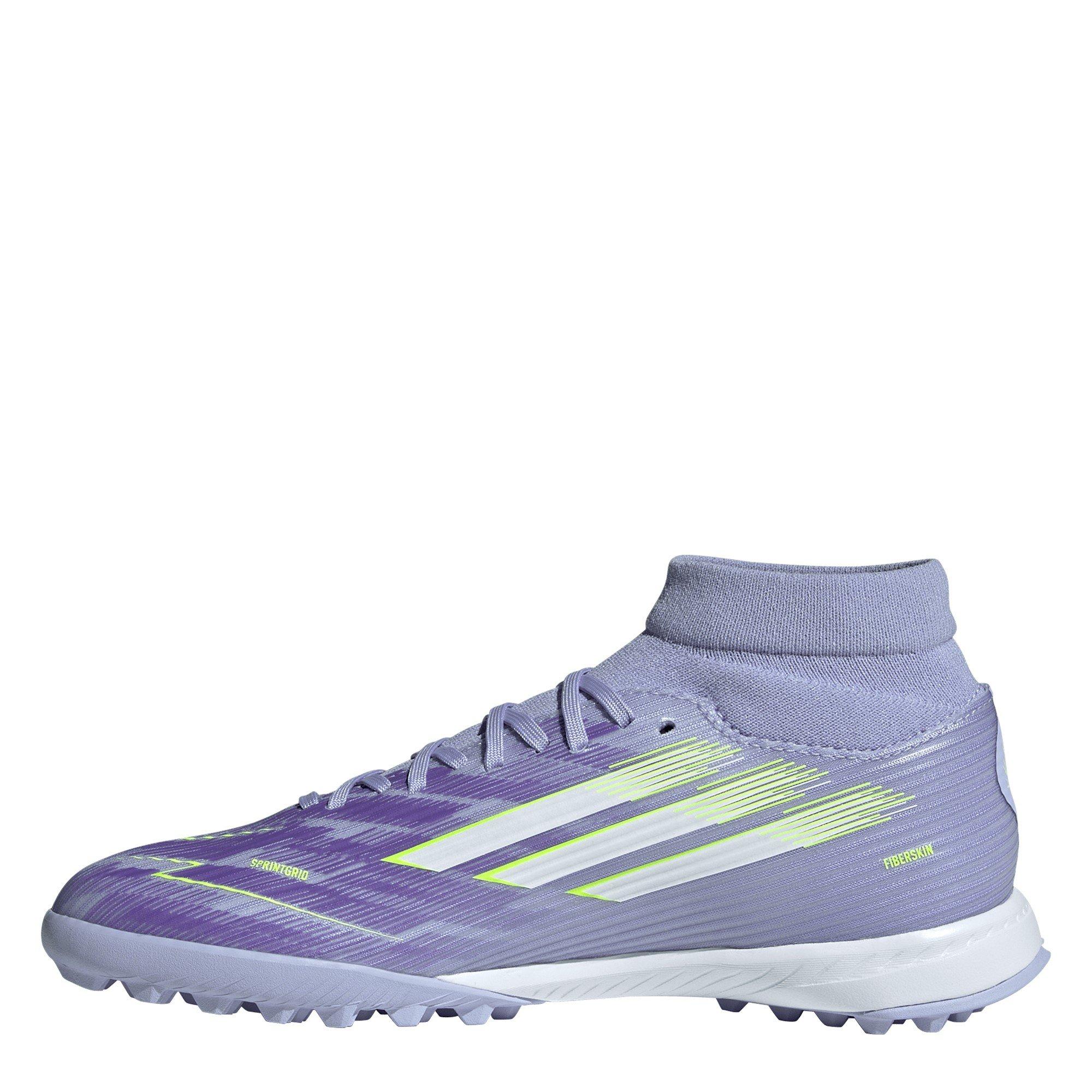 Viola/Limone - adidas - F50 Sparkfusion League Womens Astro Turf Football Boots - 2