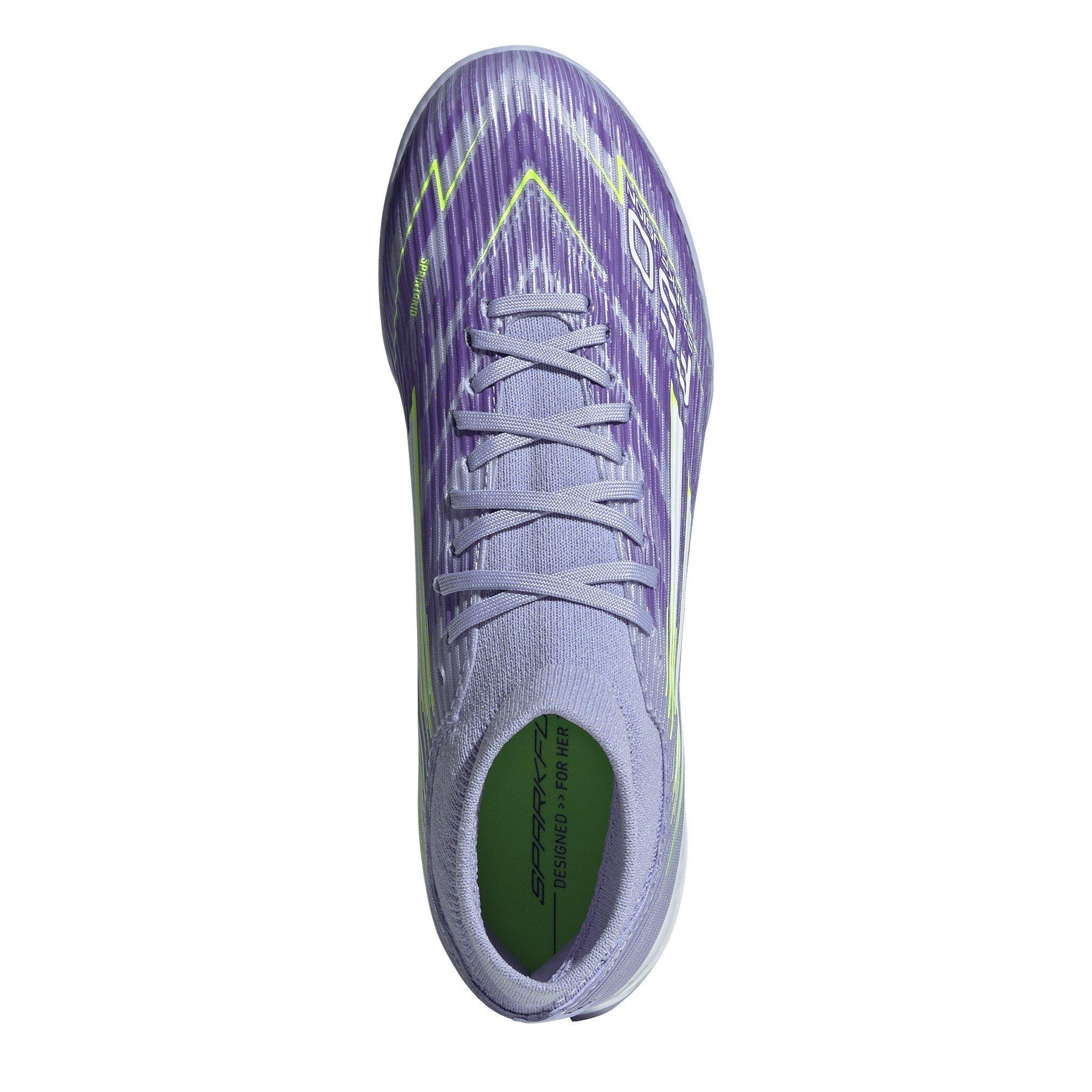 Viola/Limone - adidas - F50 Sparkfusion League Womens Astro Turf Football Boots - 5