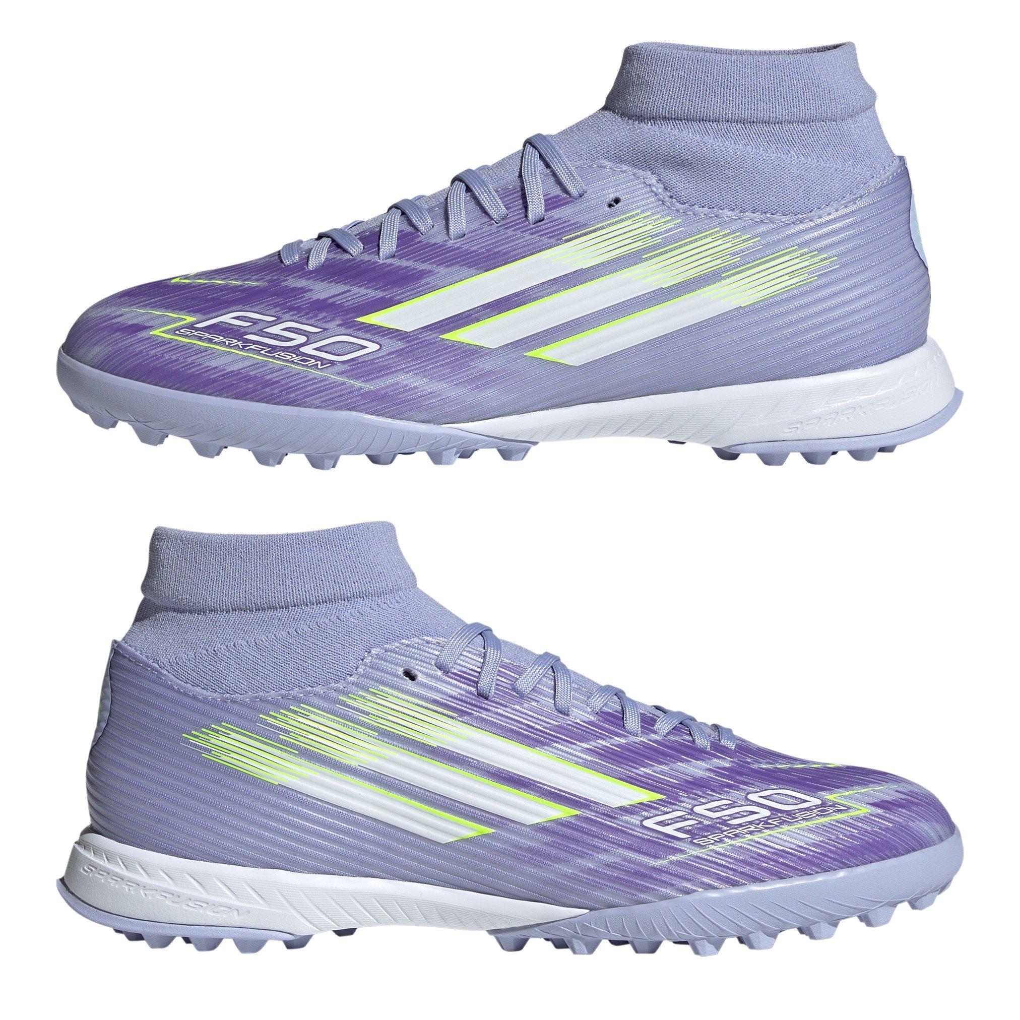 Viola/Limone - adidas - F50 Sparkfusion League Womens Astro Turf Football Boots - 9