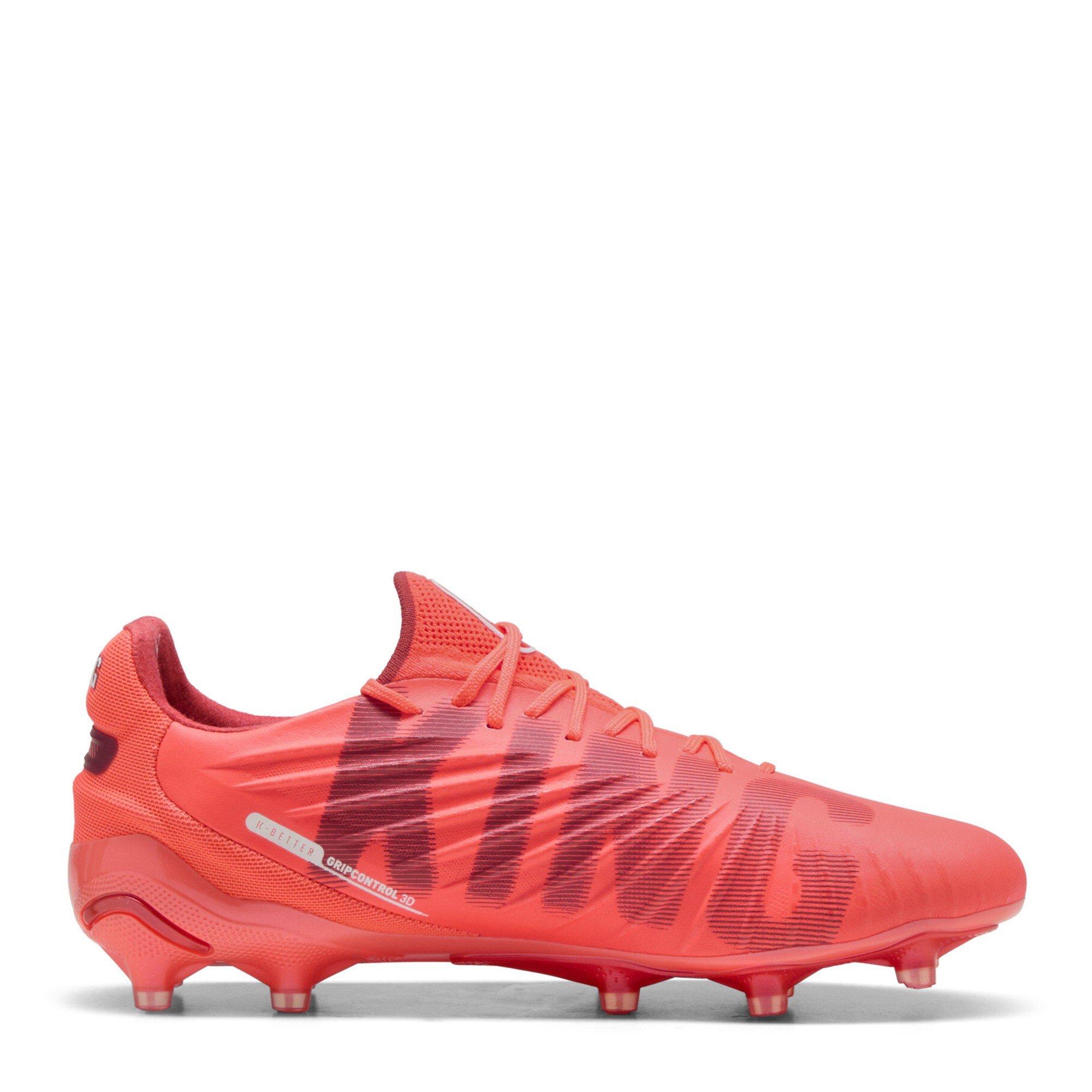 White-Red Fire - Puma - King Ultimate.1 Firm Ground Football Boots Womens - 4