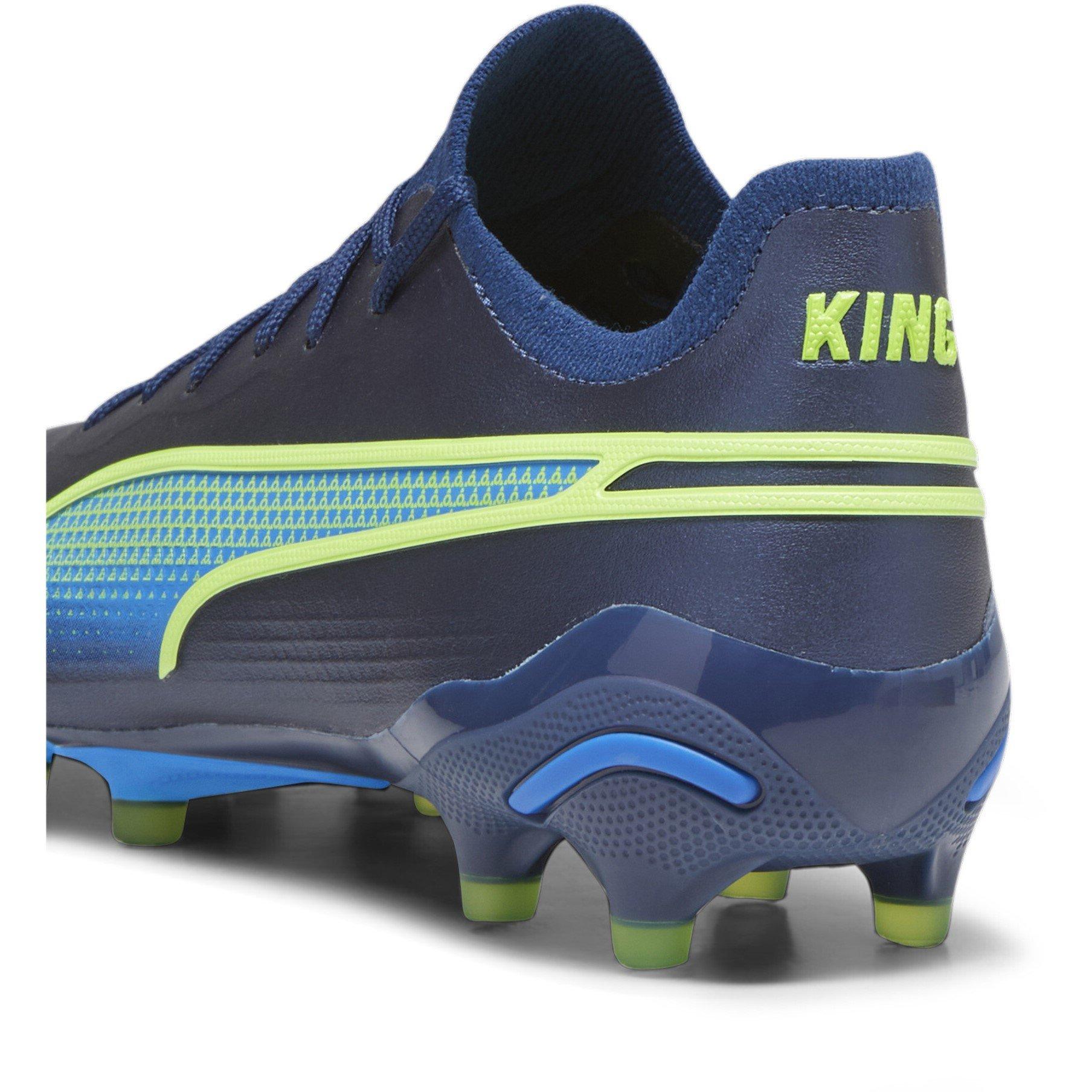 Blå/Grøn - Puma - King Ultimate.1 Firm Ground Football Boots Womens - 5