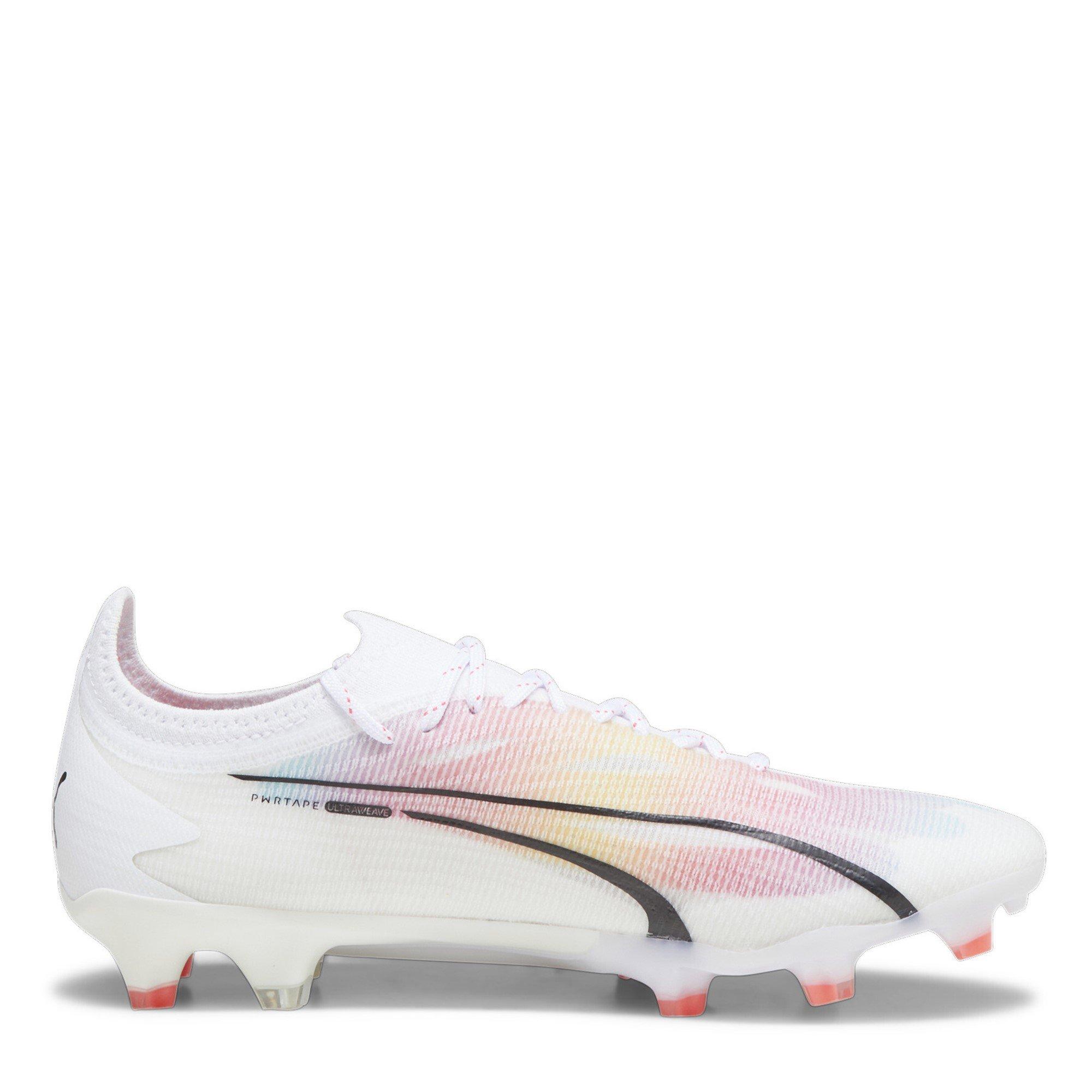 Weiß/Rosa - Puma - Ultra Ultimates.1 Womens Firm Ground Football Boots - 4