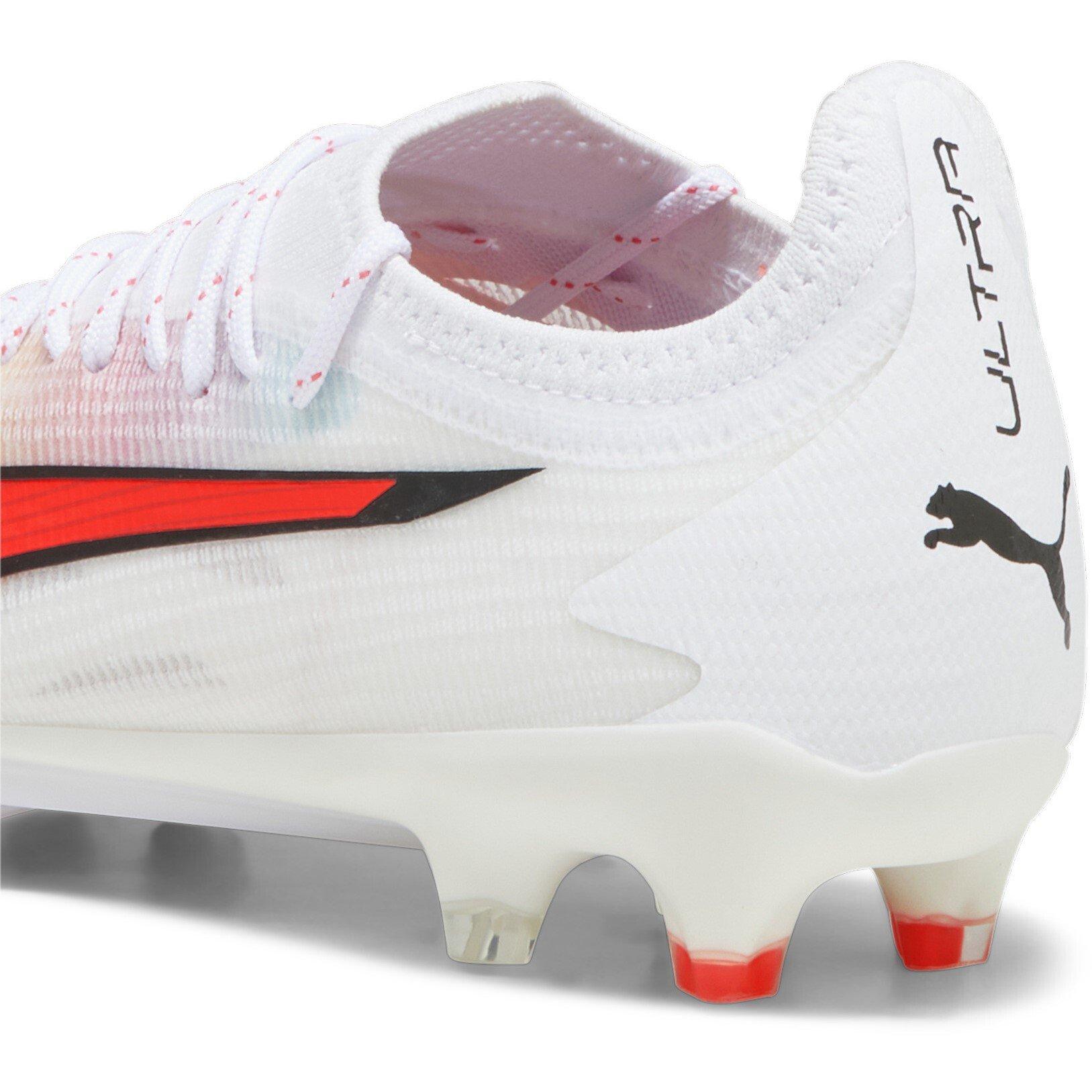 Weiß/Rosa - Puma - Ultra Ultimates.1 Womens Firm Ground Football Boots - 5