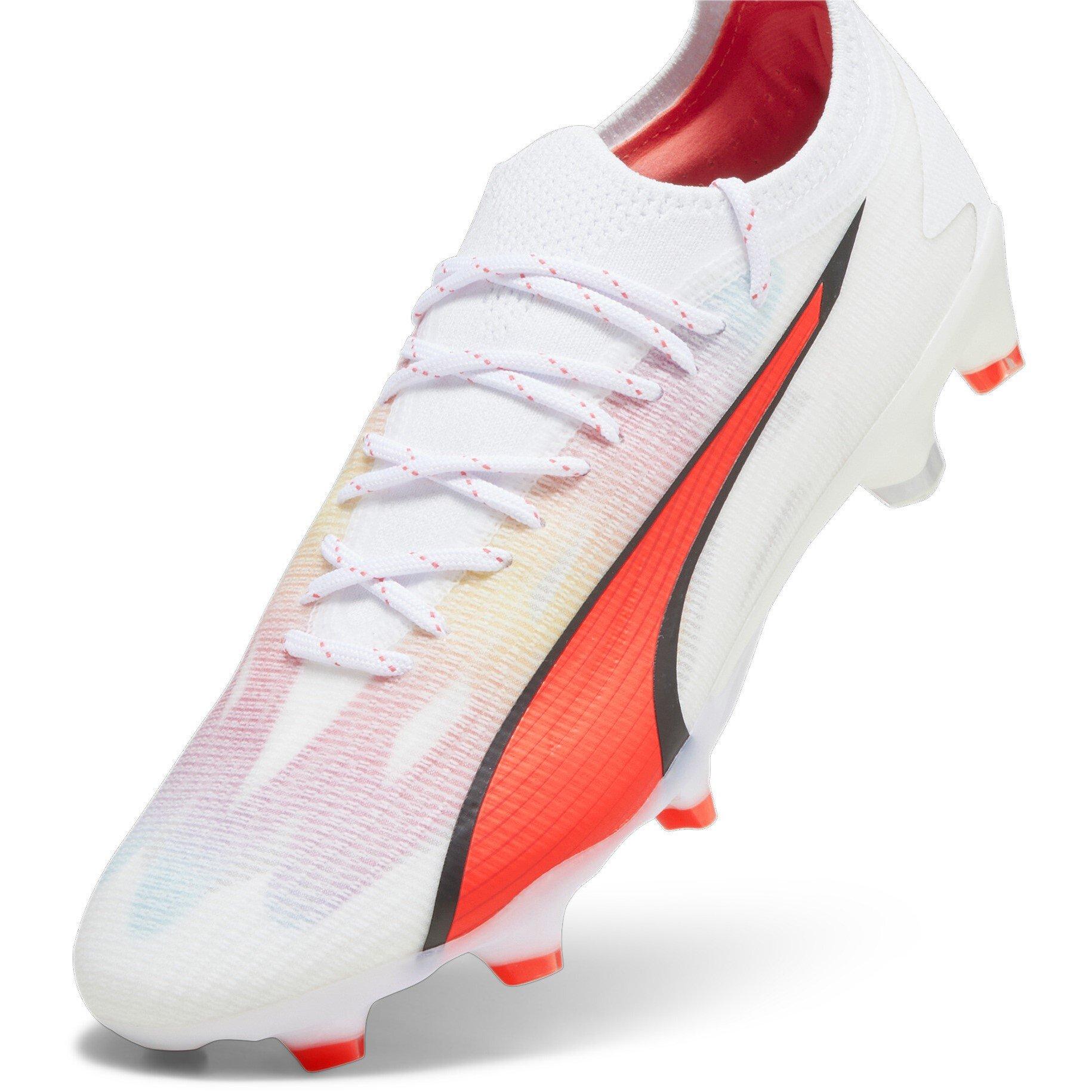 Weiß/Rosa - Puma - Ultra Ultimates.1 Womens Firm Ground Football Boots - 6