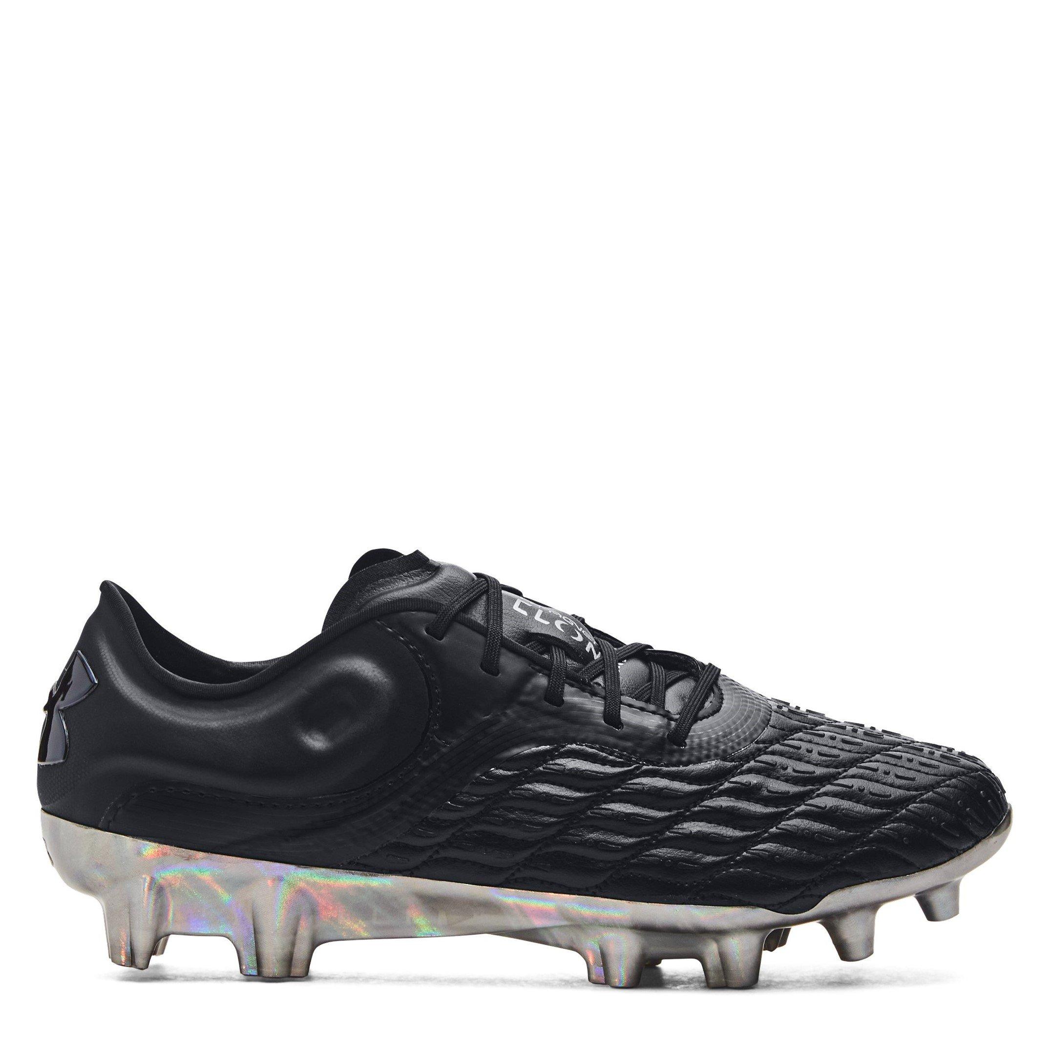 Under Armour Women's Black/Black Clone Magnetico Elite Firm Ground Football Boots