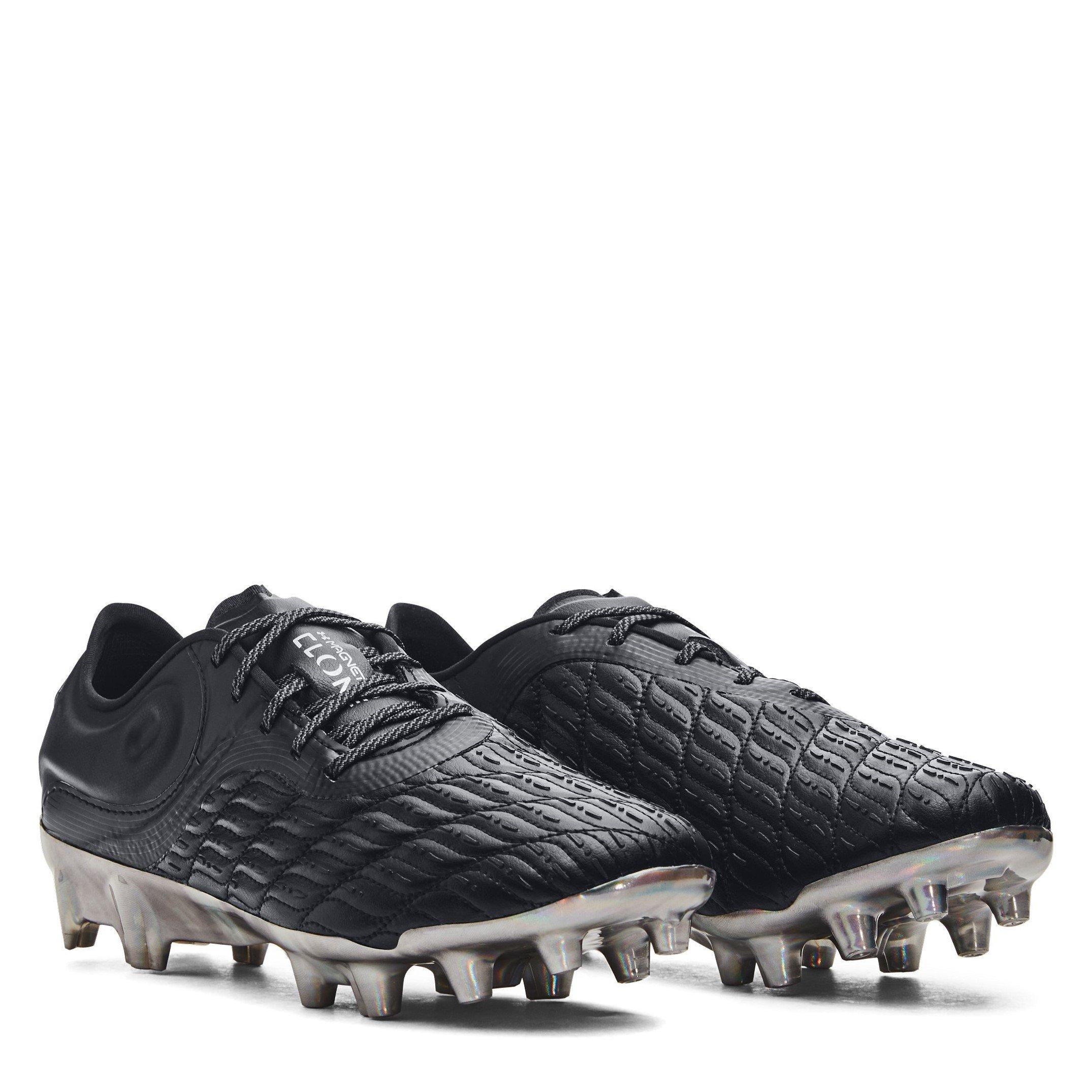 Preto/Preto - Under Armour - Clone Magnetico Elite Firm Ground Football Boots Womens - 6