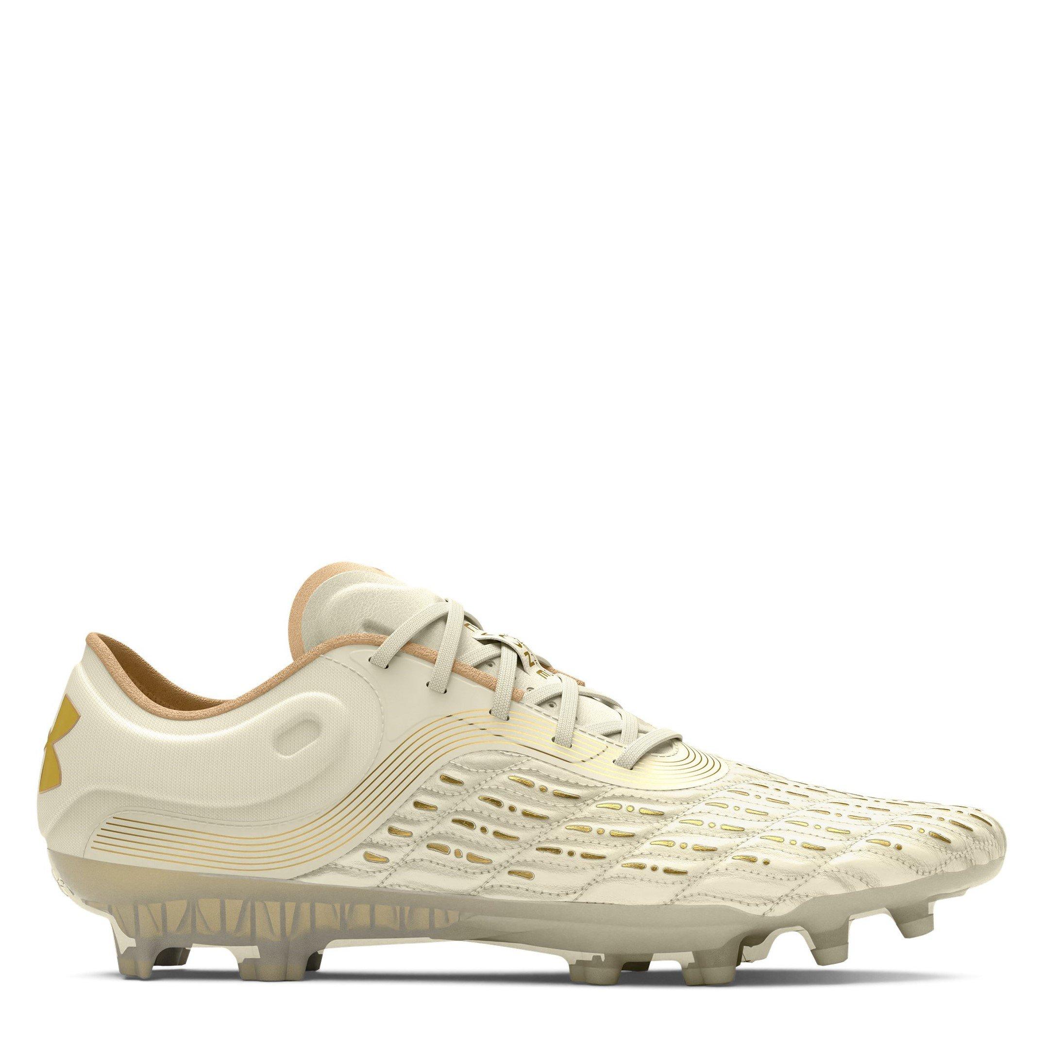 Under Armour Women's Clone Magnetico Elite Firm Ground Football Boots - White - 4 (37.5)